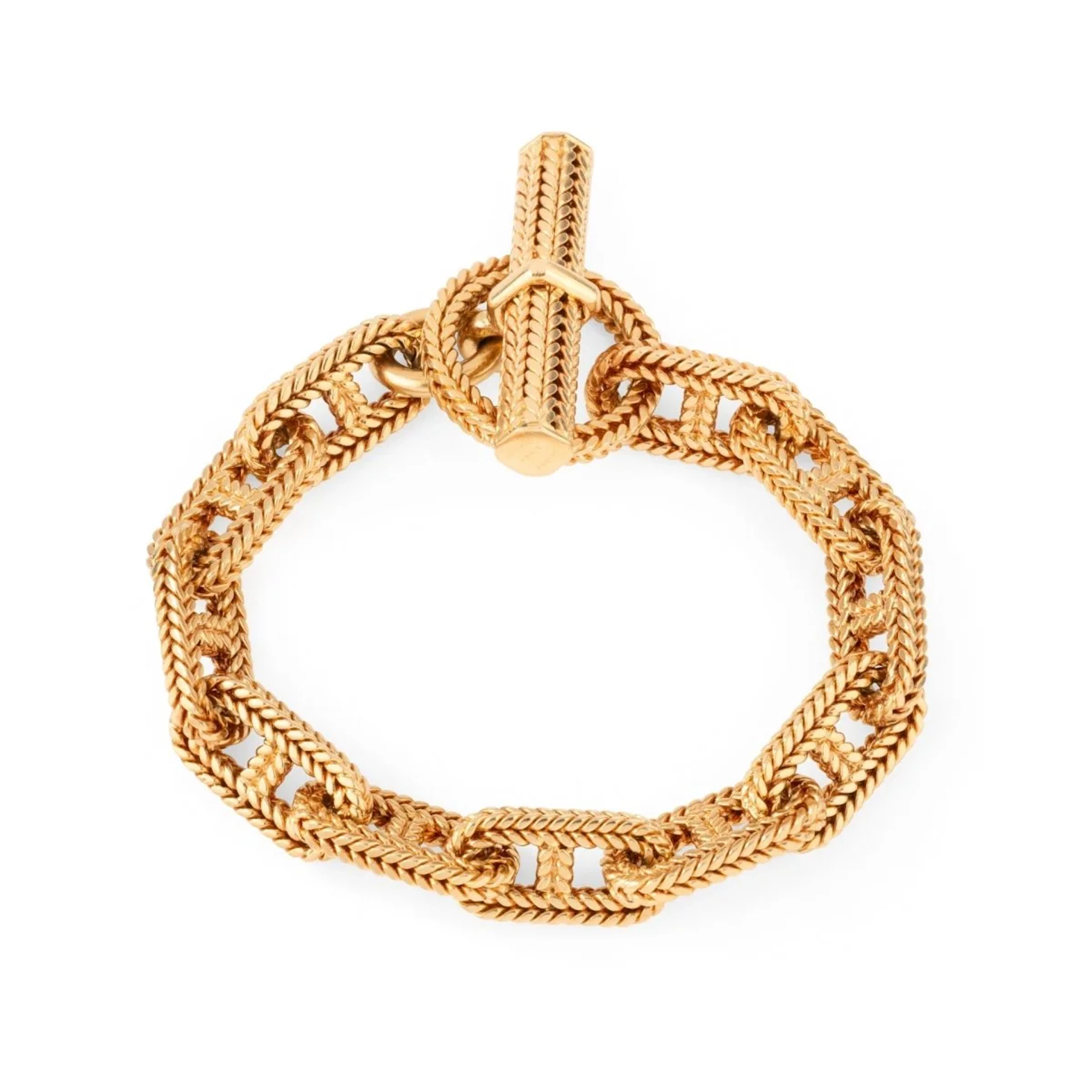 HERMÈS "Chaîne d'ancre Vendôme" bracelet in yellow gold