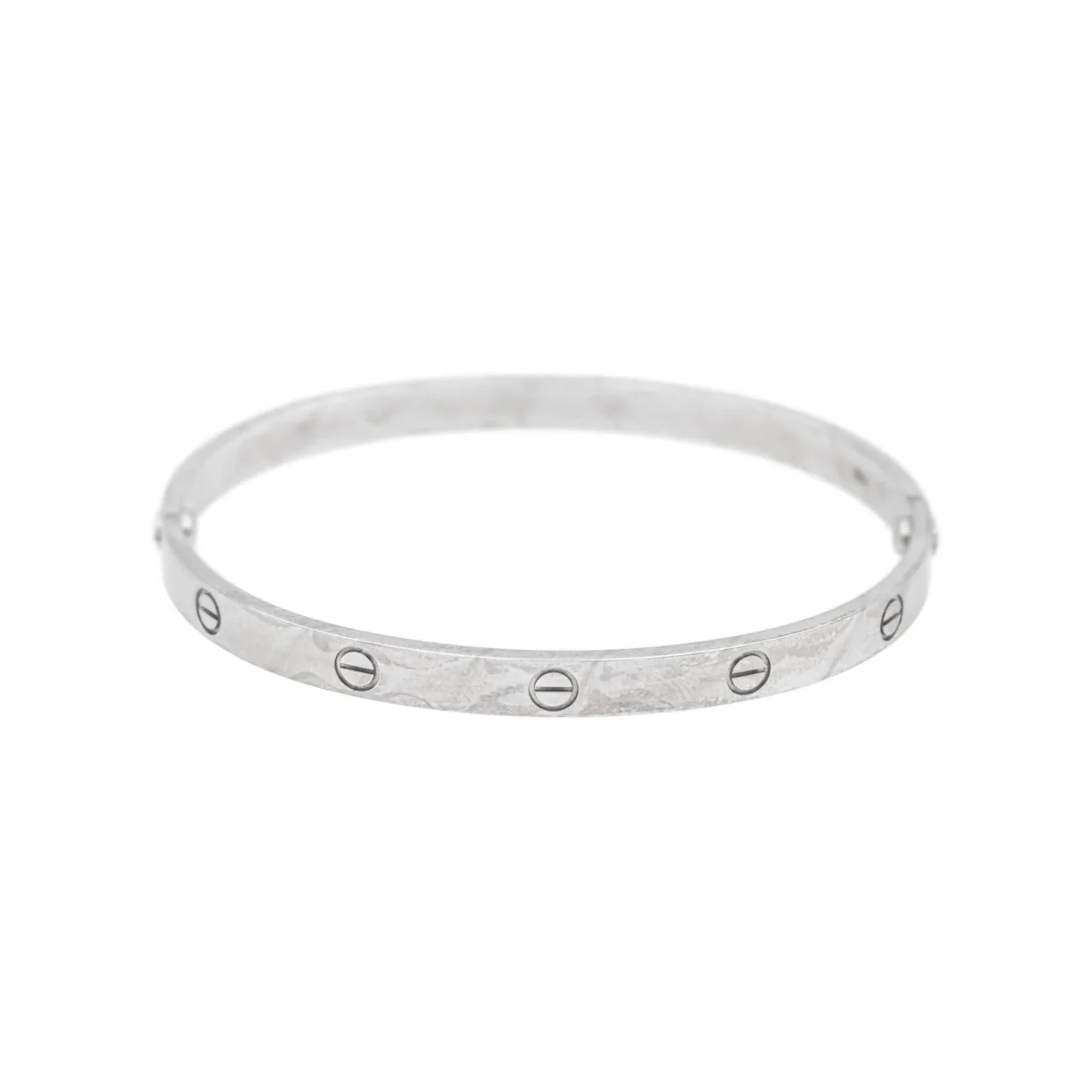 Cartier Bracelet Jonc Love White gold
