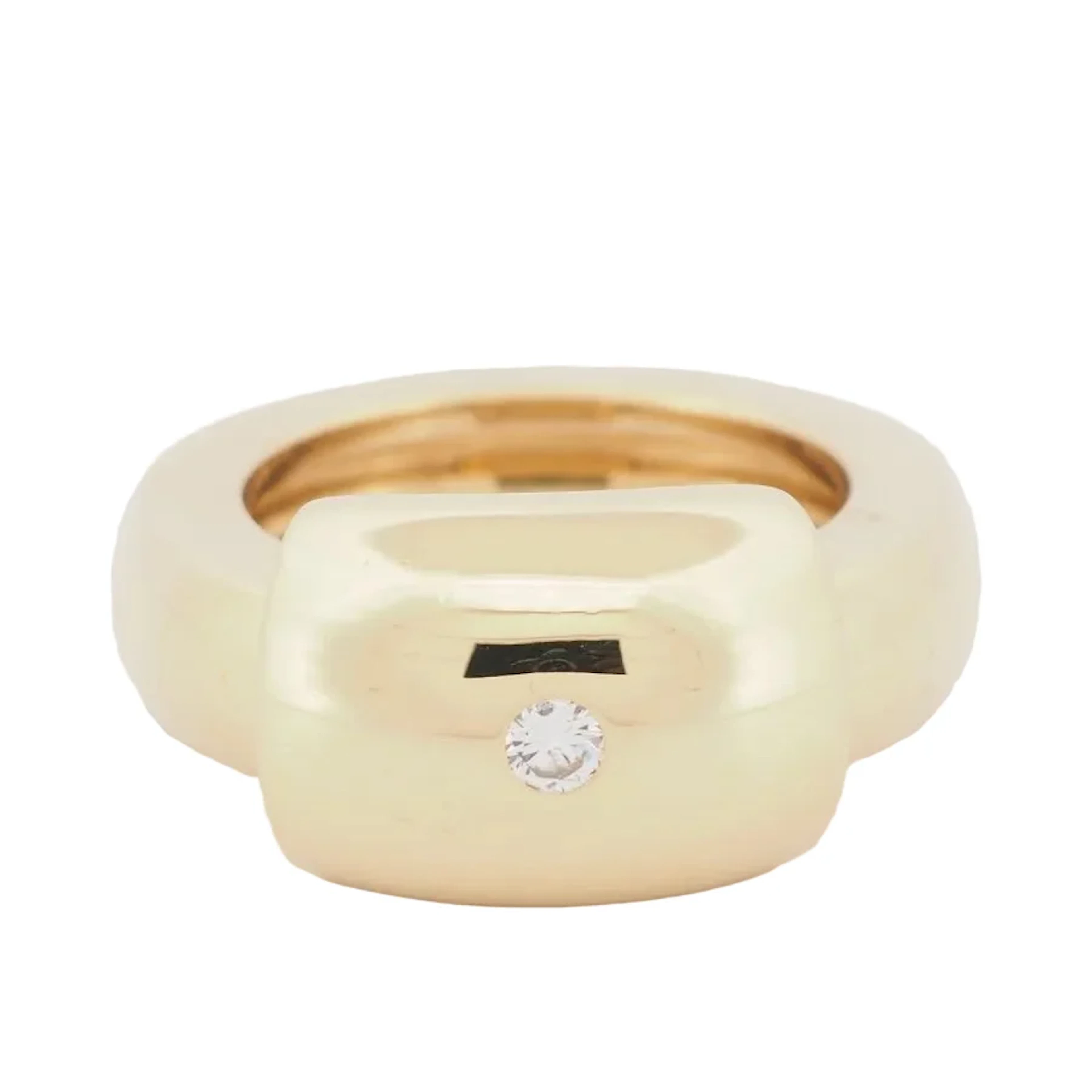 Ring PIAGET "Dancer" dome in yellow gold and diamond