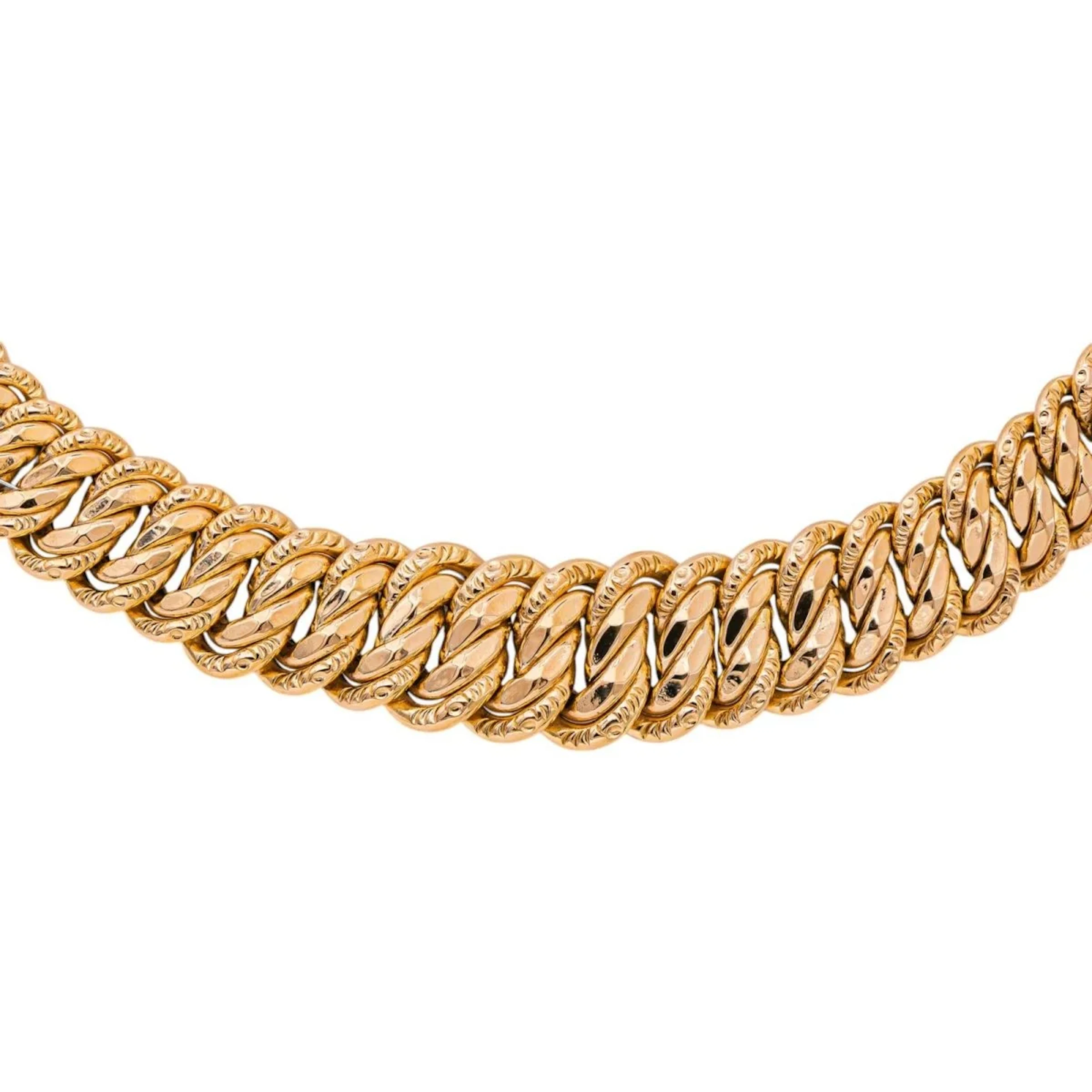 American Link Necklace Rose gold