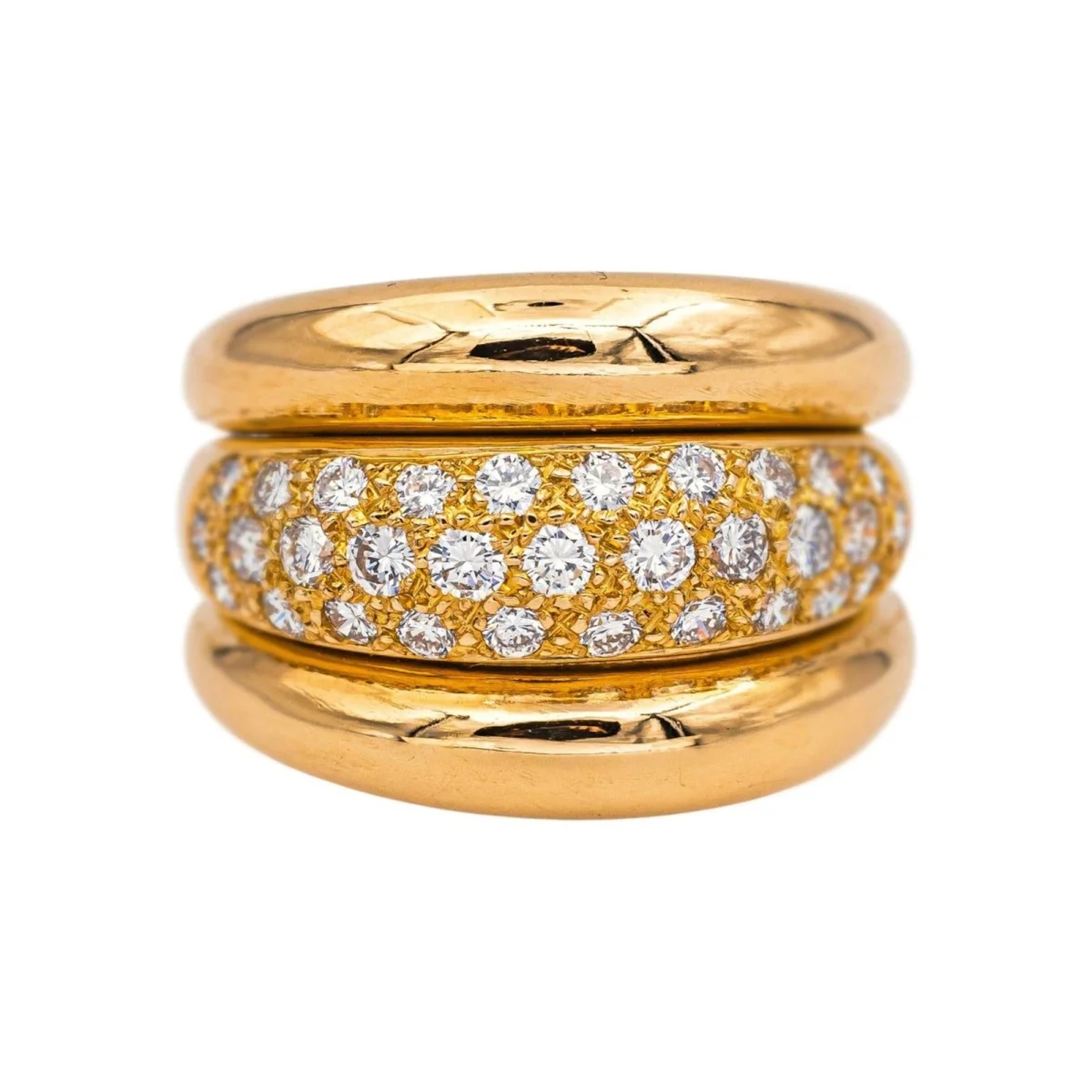 Ring Yellow gold necklace diamond