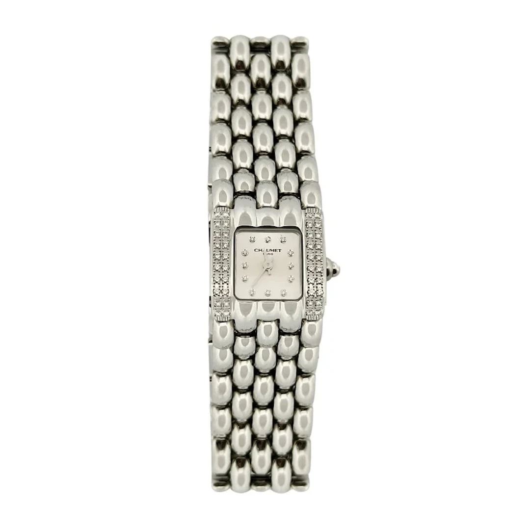 CHAUMET "Khesis" Watch in Steel and Diamonds