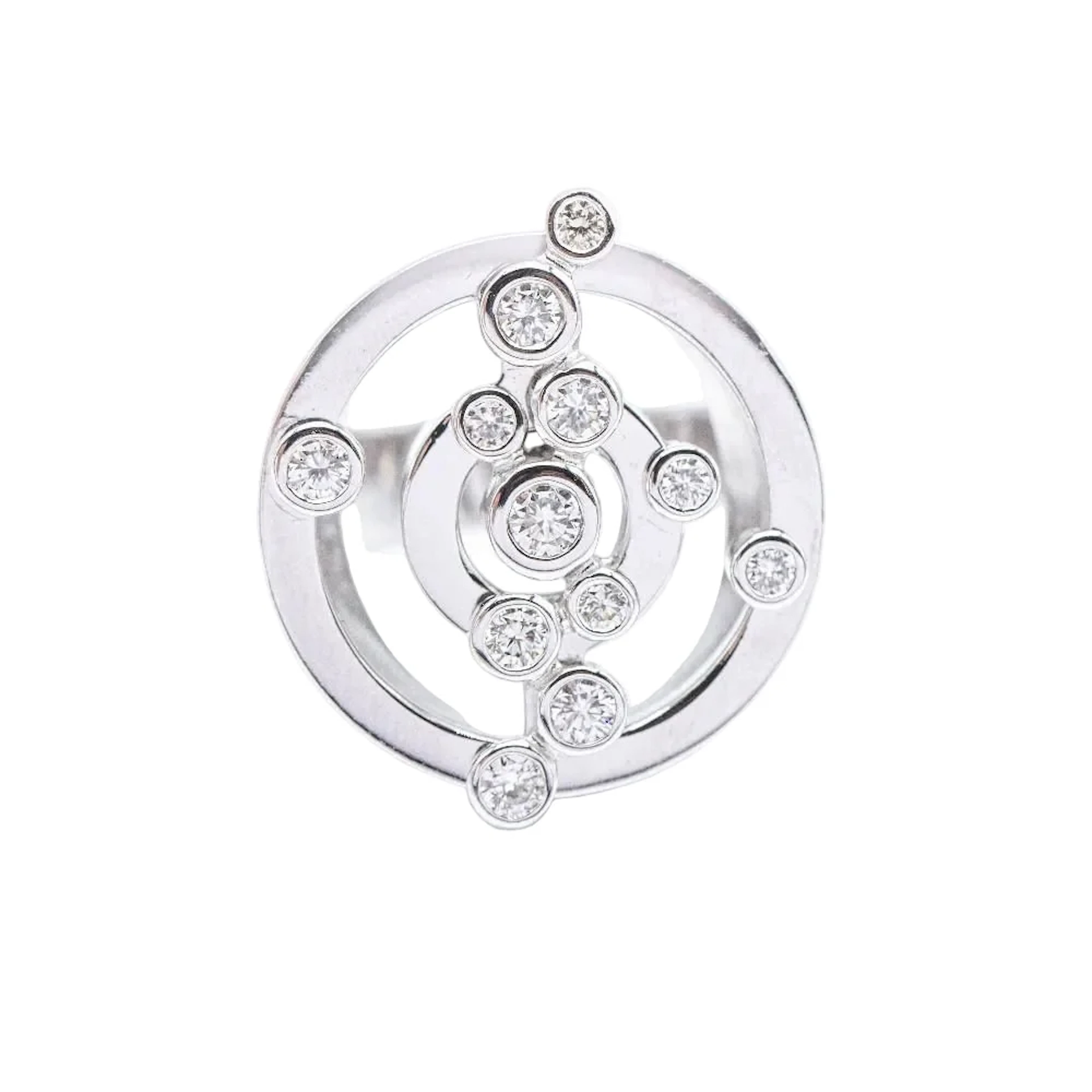 Ring ADAGIO in white gold and diamonds
