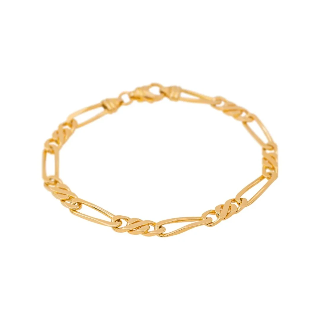 Yellow Gold Horse-Link Bracelet