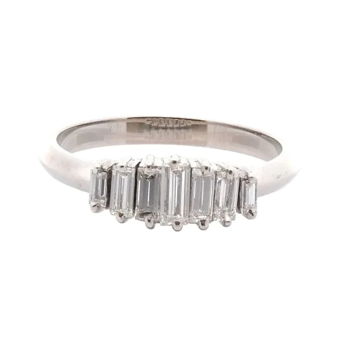 Ring Garter in paltinium and diamonds