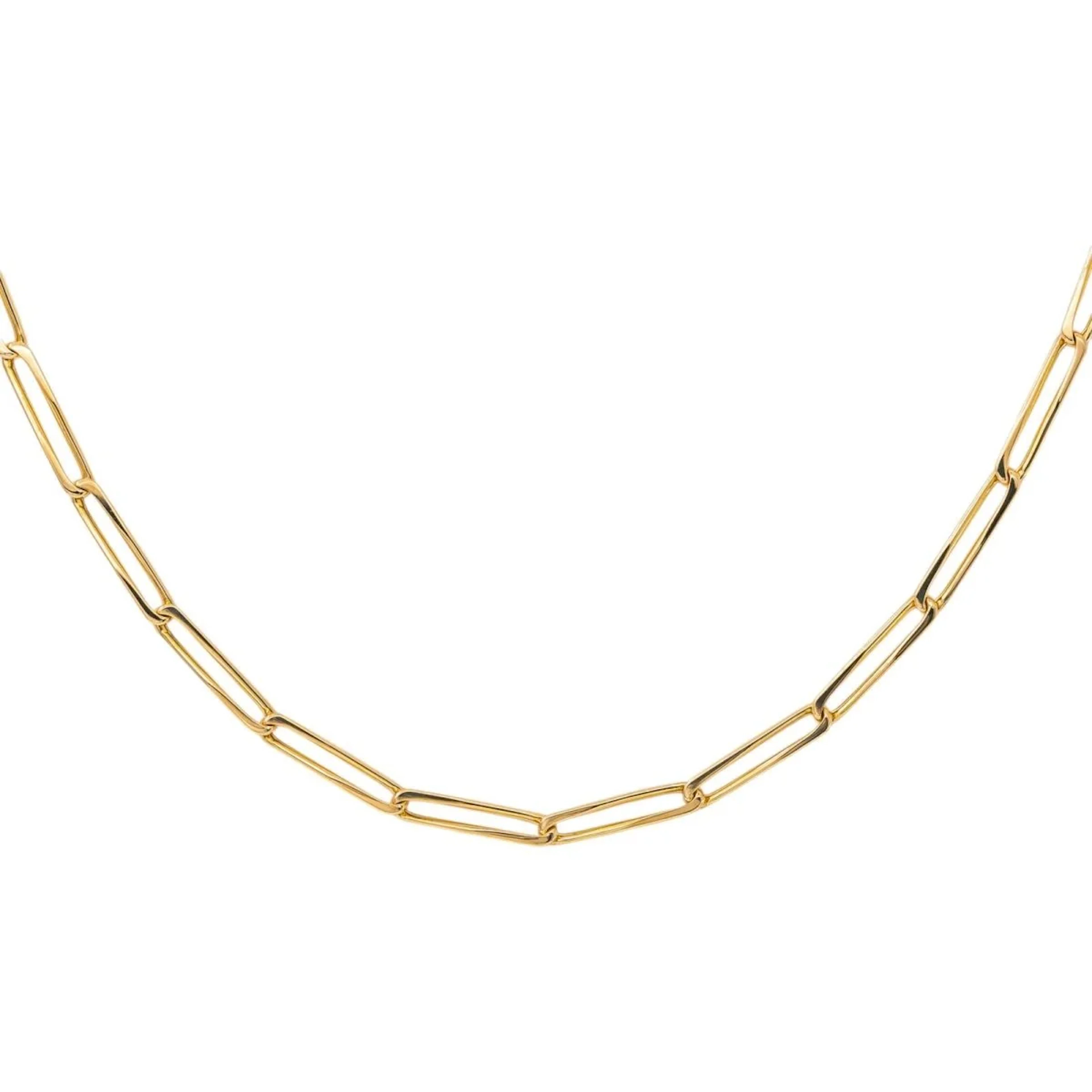Yellow Gold Horse-Link Necklace
