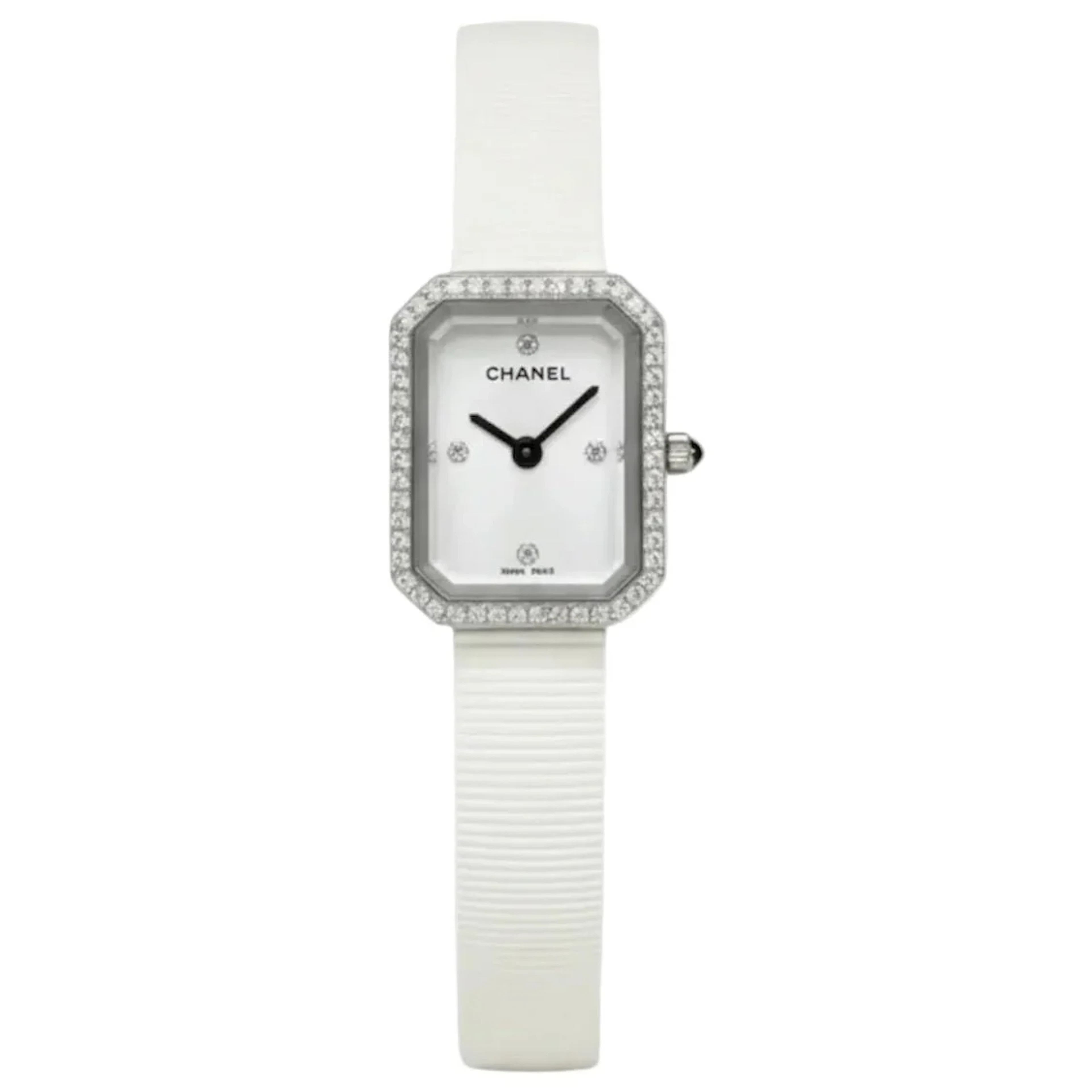 Montre CHANEL "Première Mini" en acier et nacre