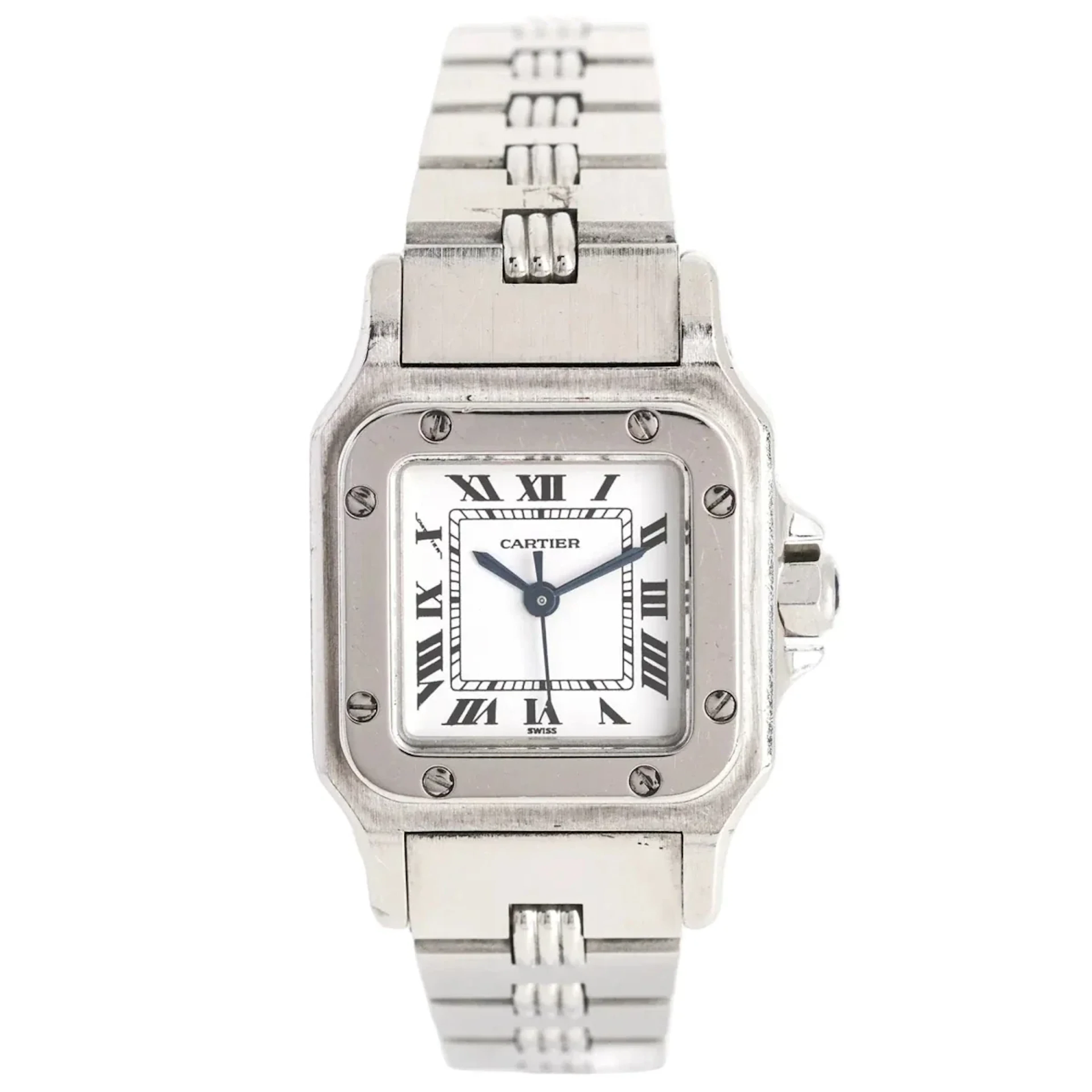 CARTIER "Santos" Steel Watch