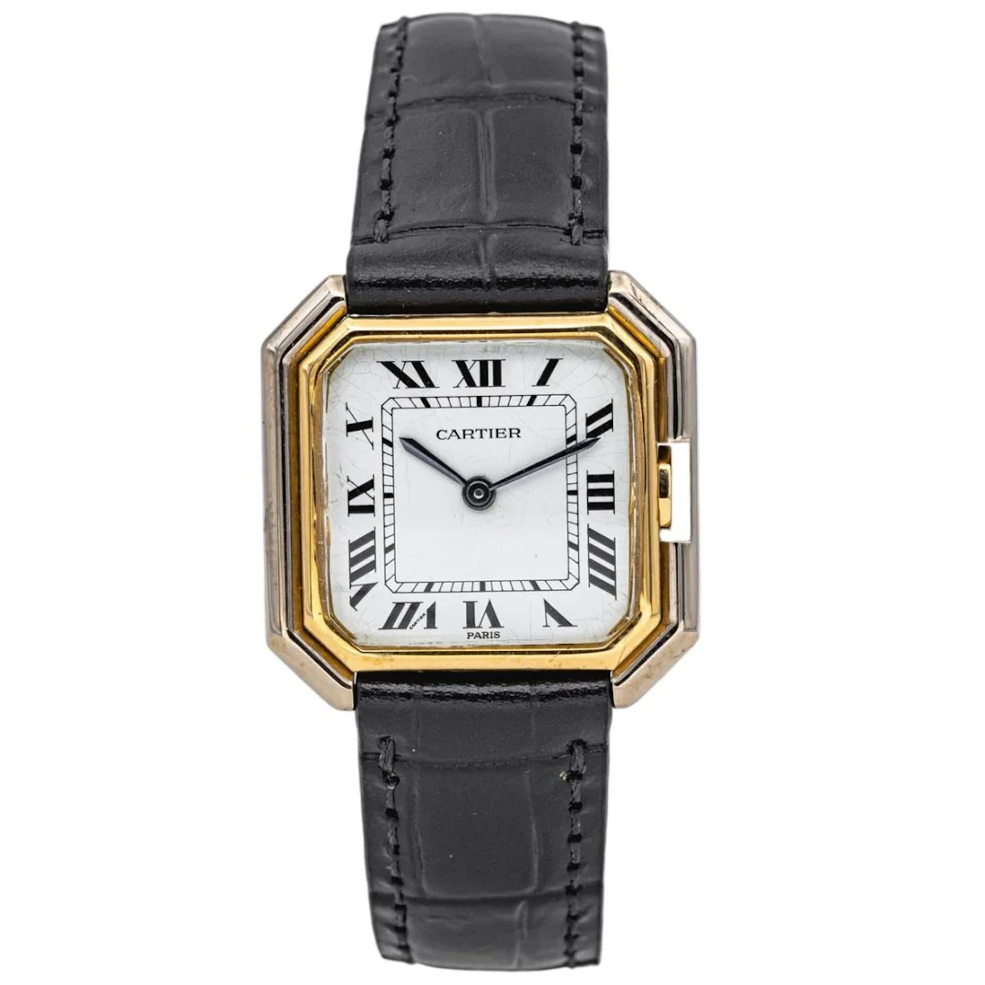 Cartier Watch Yellow gold belt