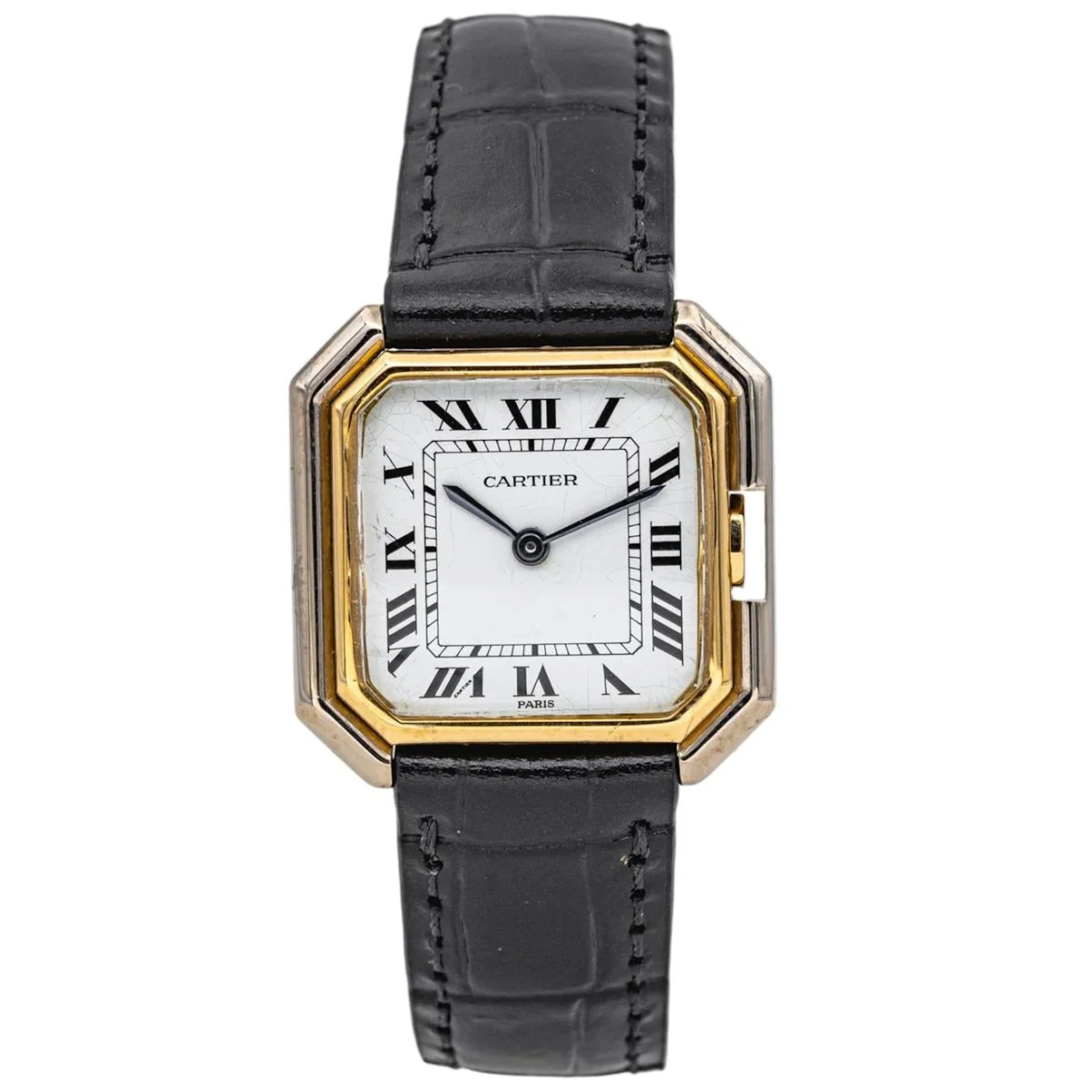 Cartier Watch Yellow gold belt