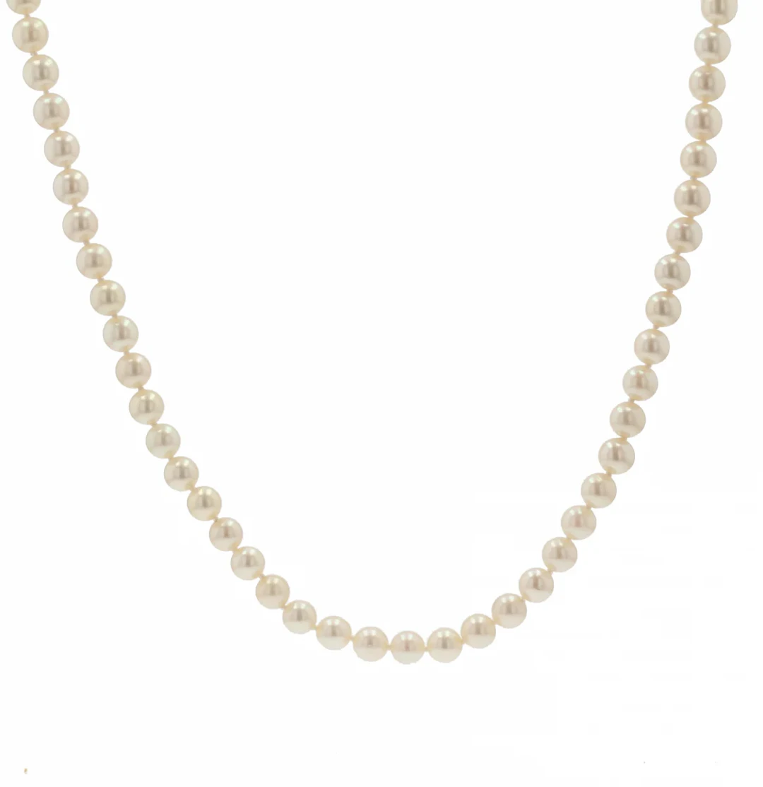Necklace Beads in rose gold