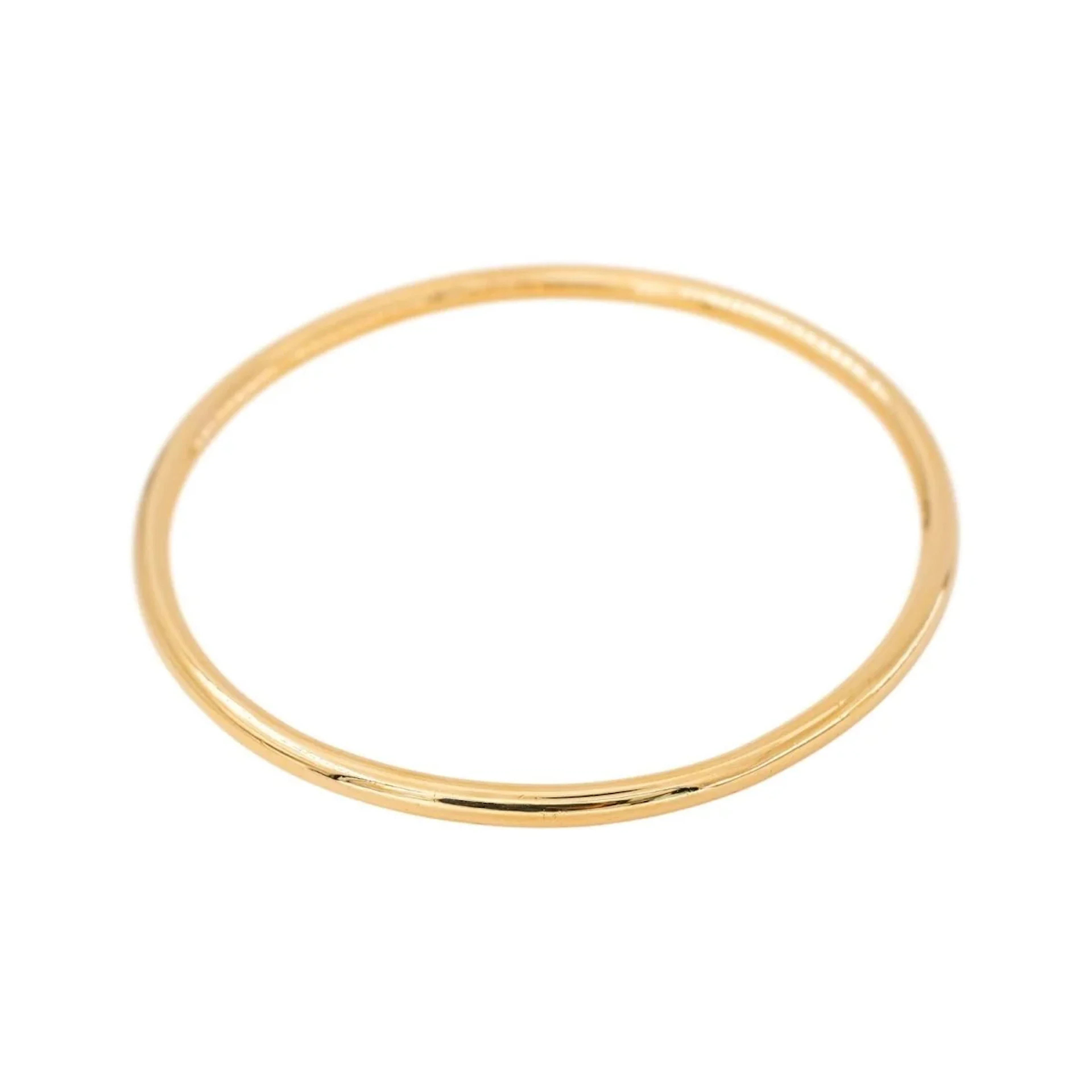 Yellow Gold Bangle Bracelet