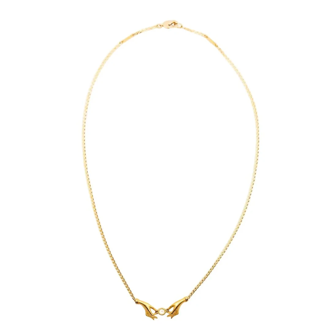 Necklace CARRERA Y CARRERA "Bonadea" in yellow gold and diamonds