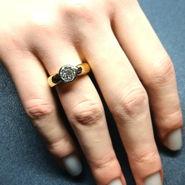 Diamant solitaire 1,01 carats certifié