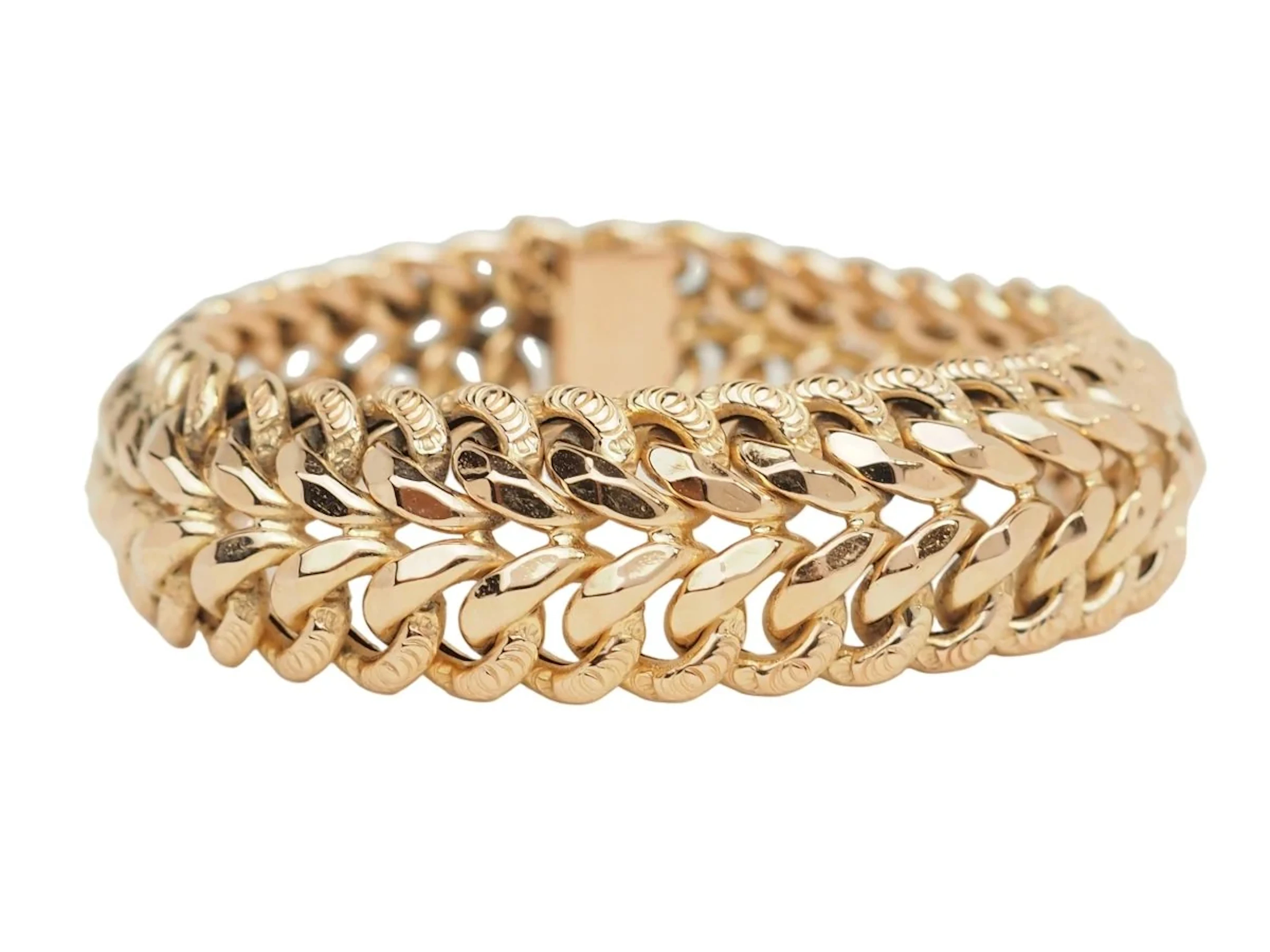 Bracelet Maille en or rose