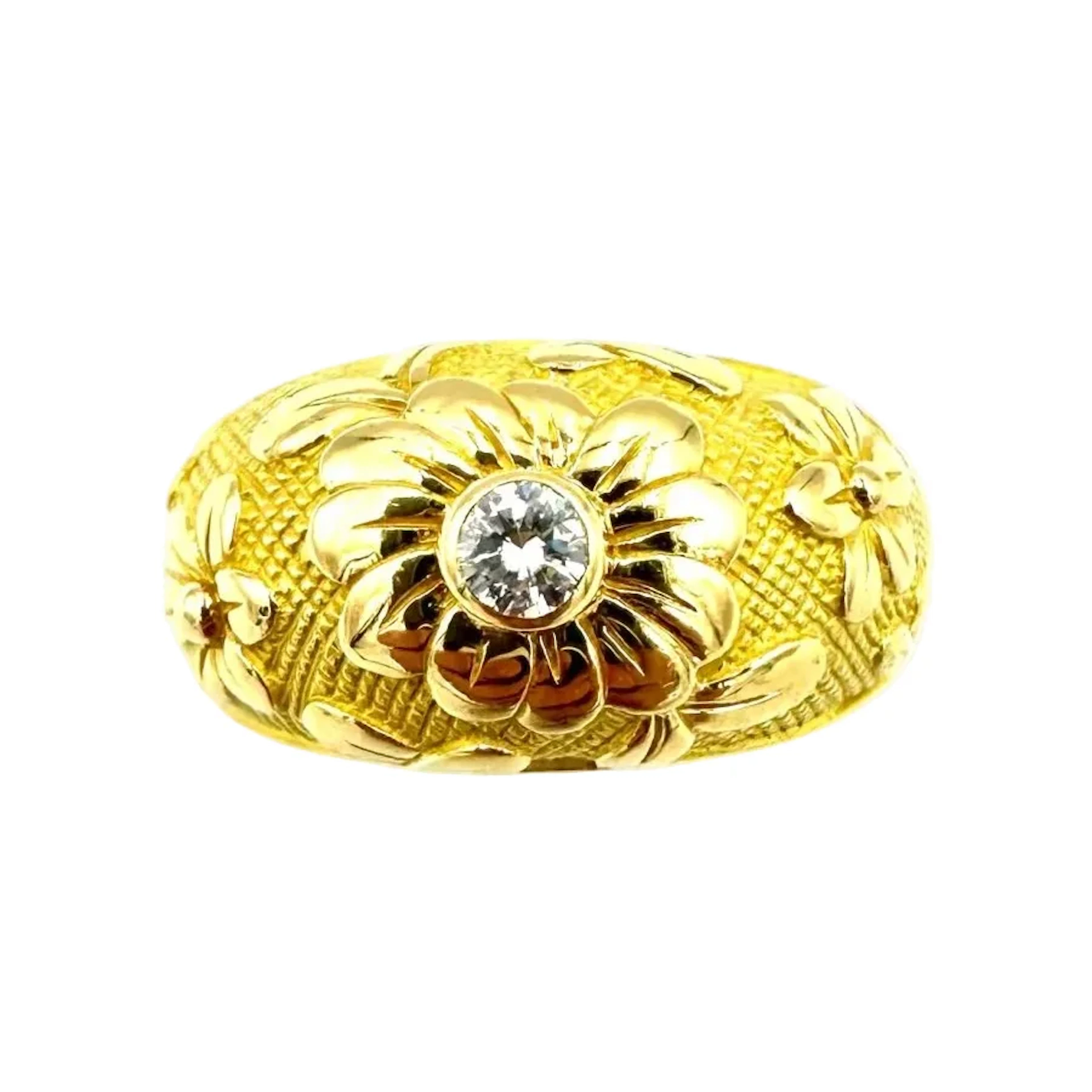 VAN CLEEF & ARPELS ring in yellow gold with diamonds