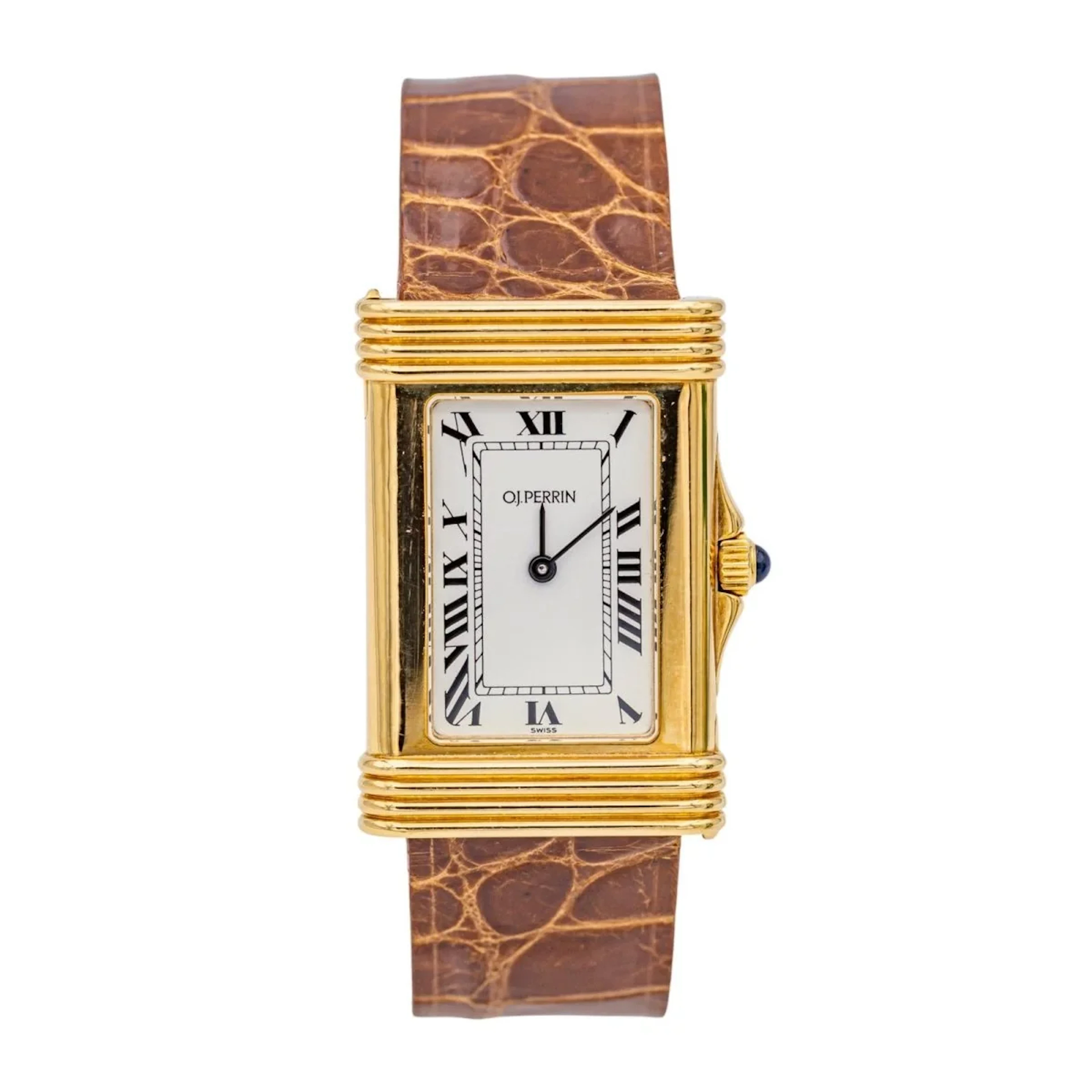 Watch Quartz O.J PERRIN in yellow gold and sapphire