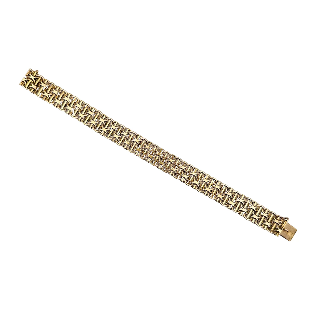 Maille bracelet in yellow gold