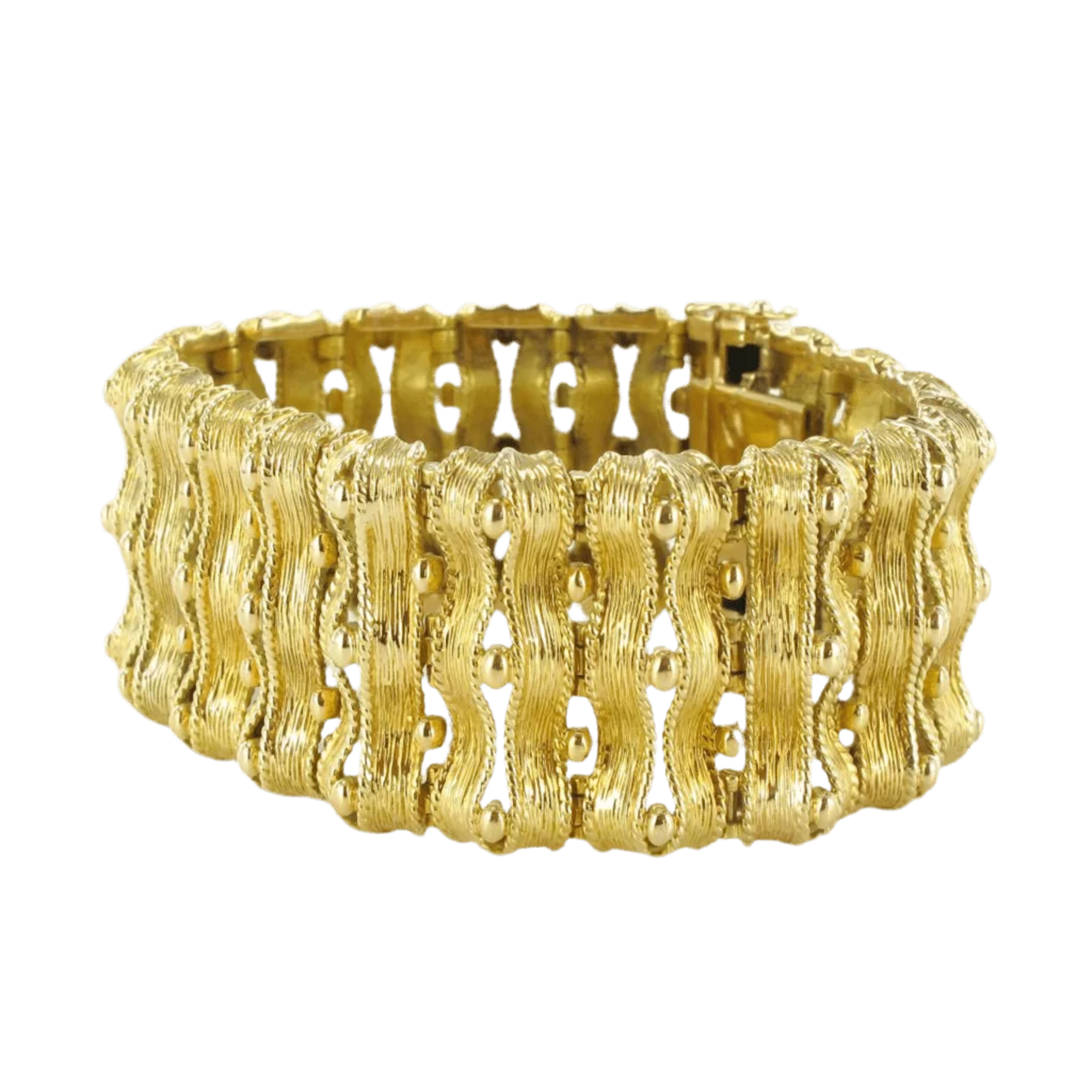 Bracelet Flexible in yellow gold