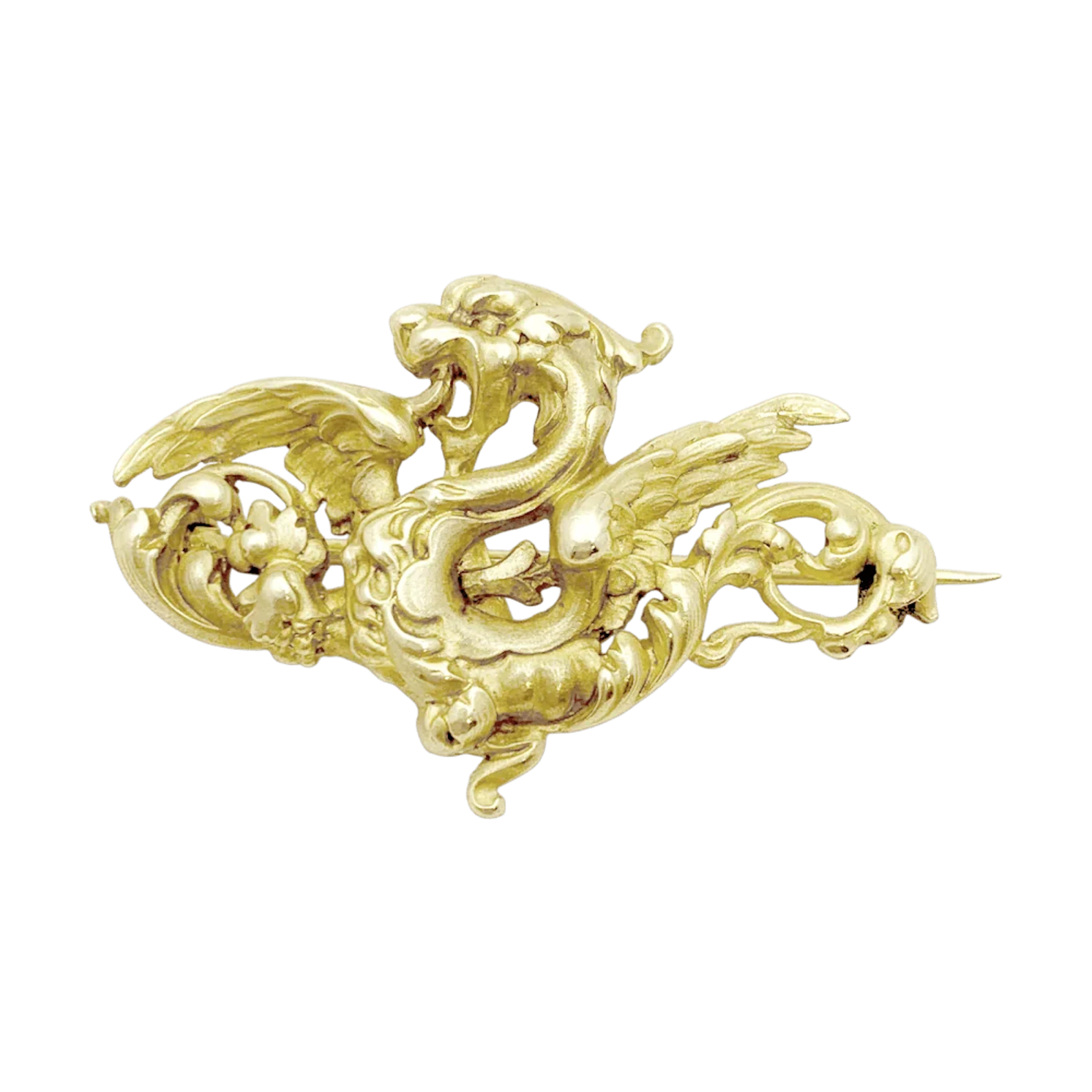 Brooch Pendant in Yellow gold