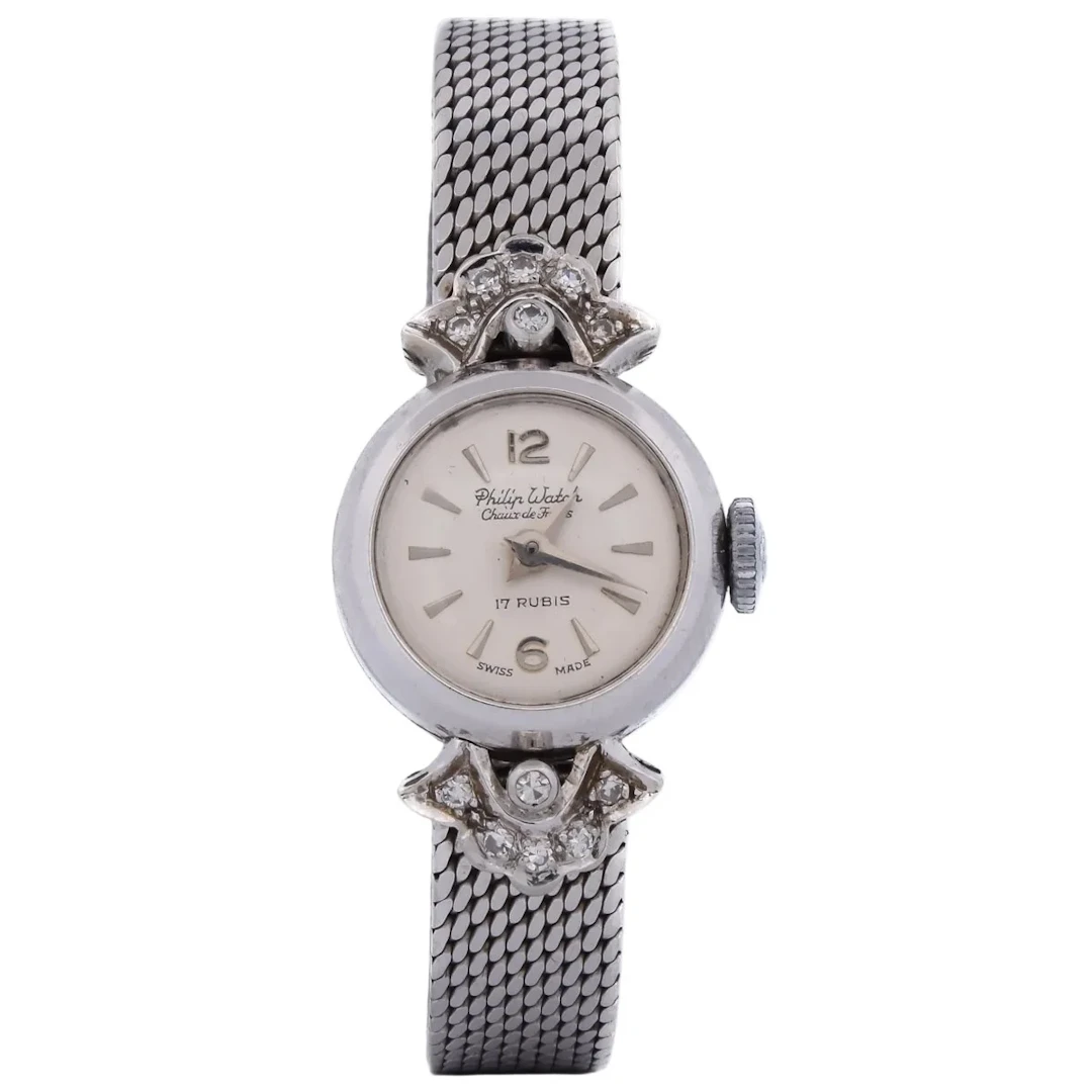 Montre PHILIP WATCH en or blanc et diamants