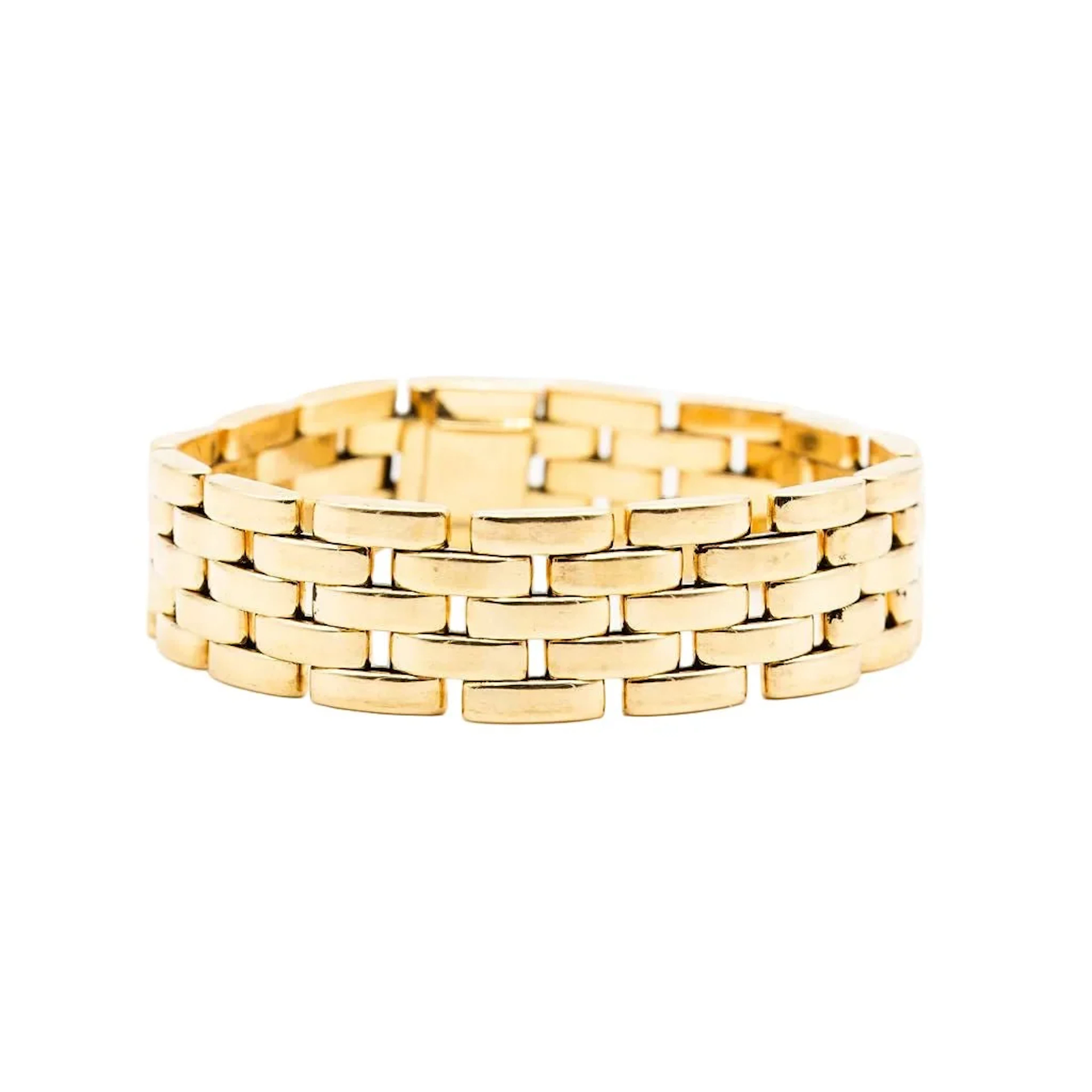 Bracelet Maille CARTIER in yellow gold