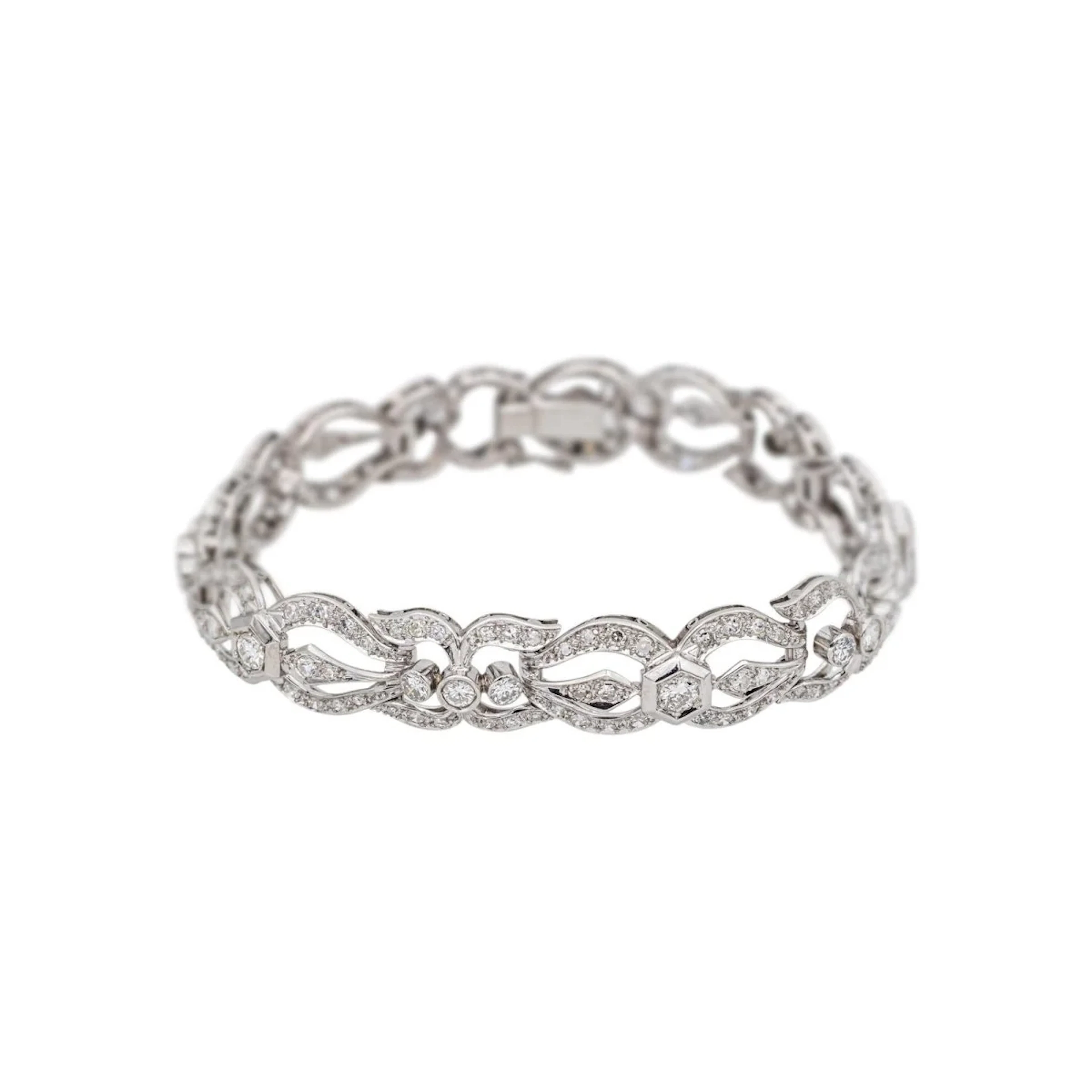 Bracelet White gold diamond
