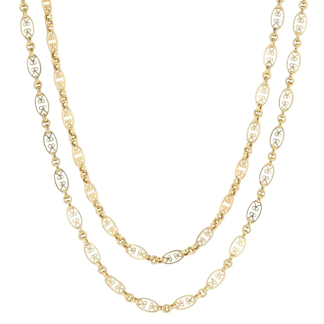 Collier Sautoir en or jaune
