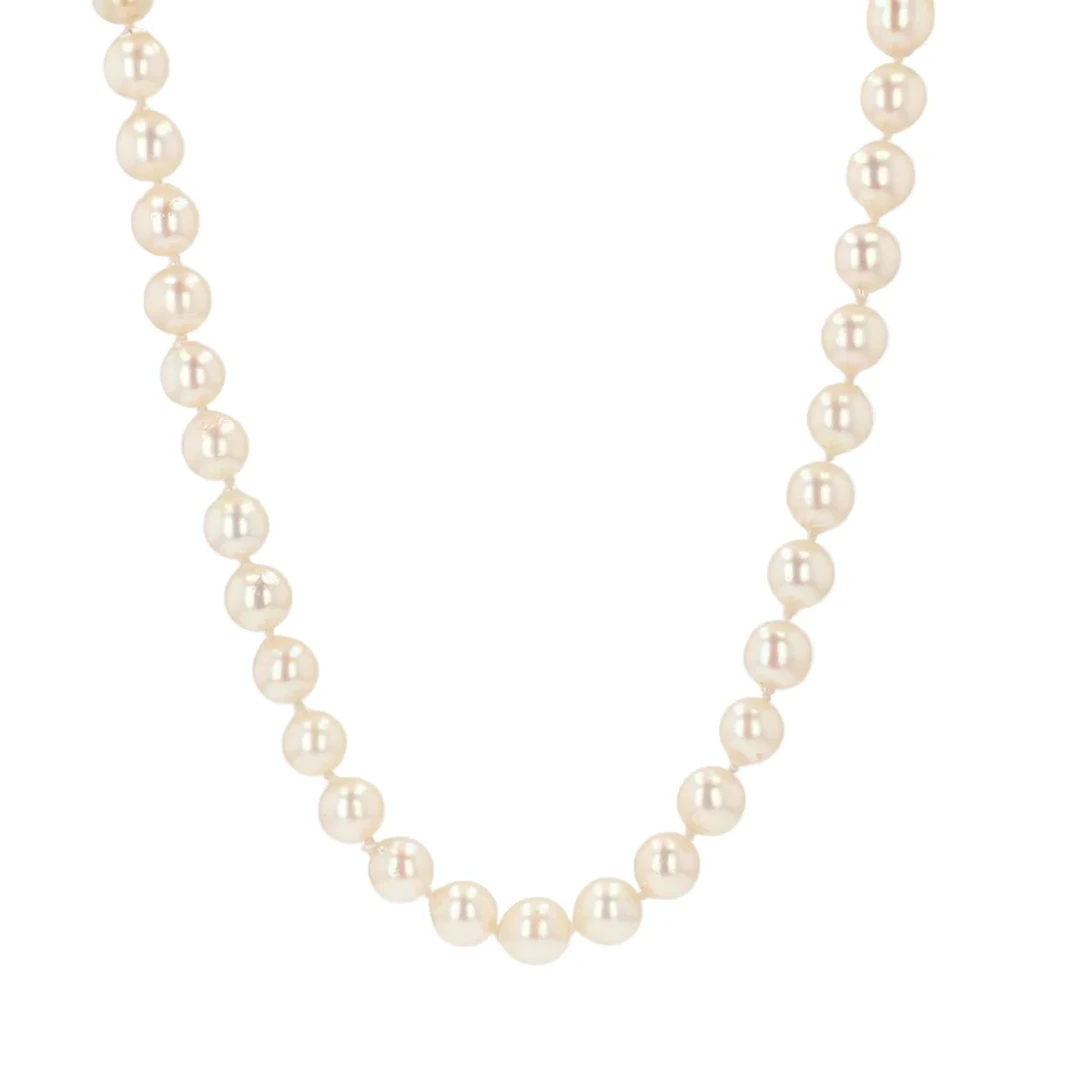 Collier Perles en or rose