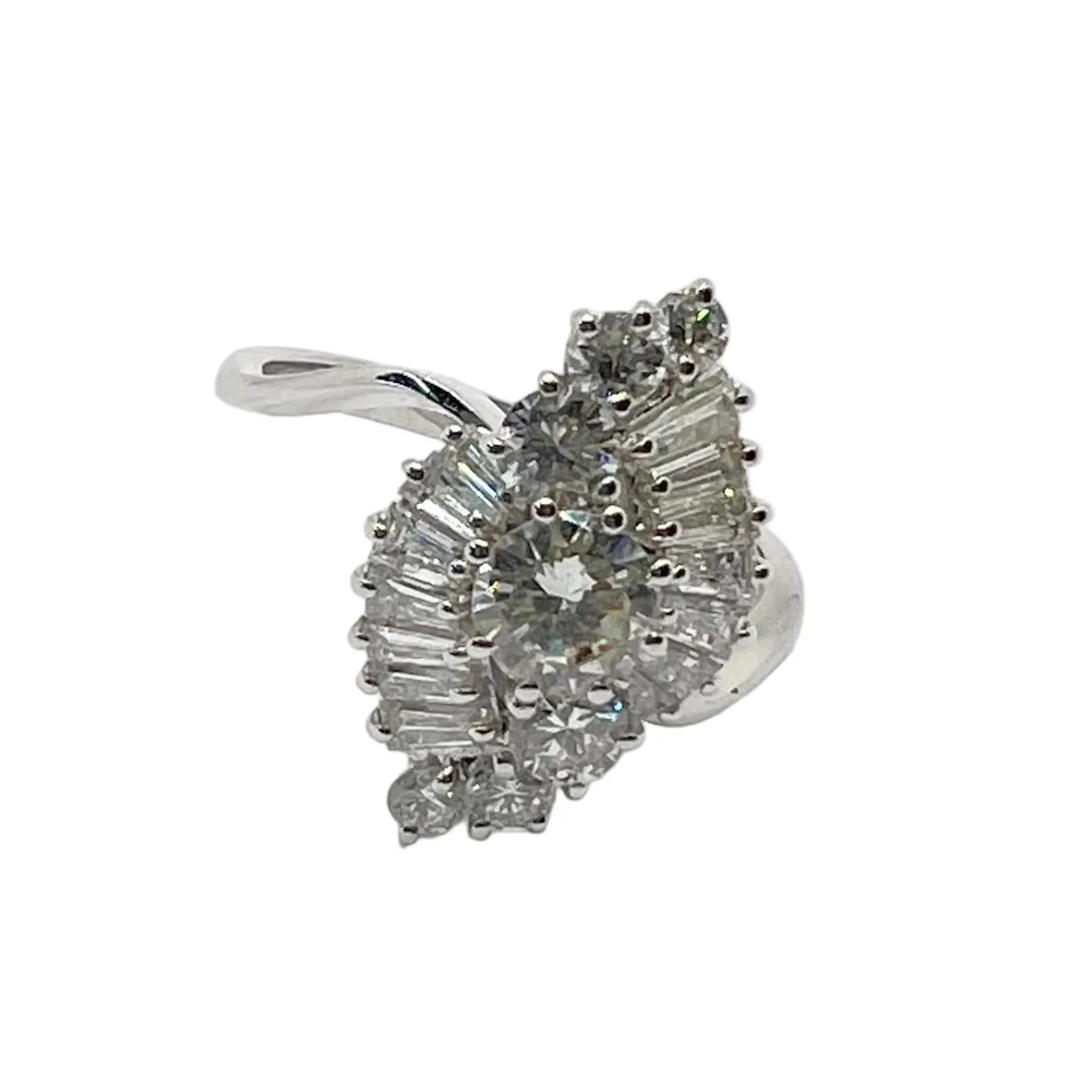 White Gold and Diamond Ring