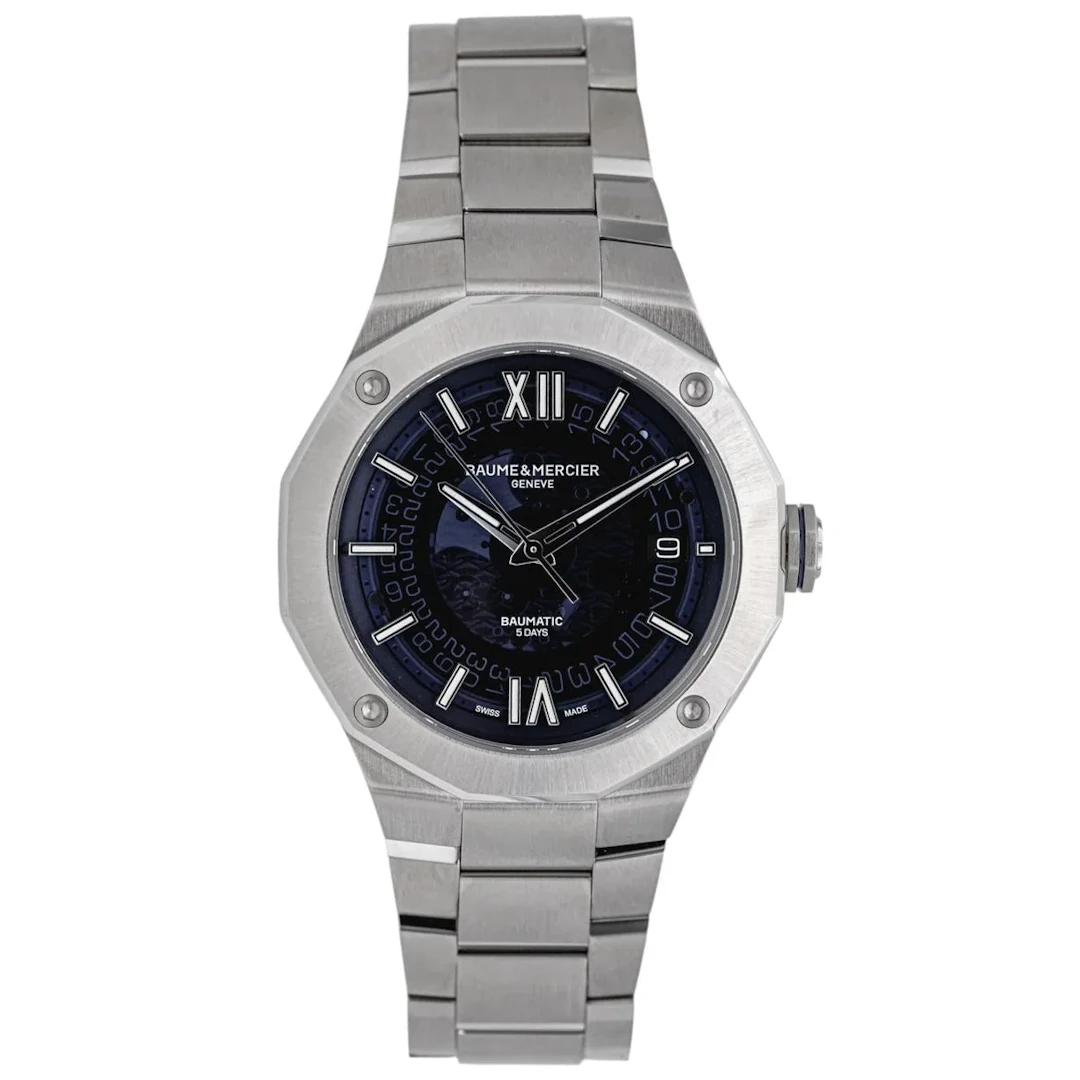 Montre BAUME & MERCIER "Riviera" en acier