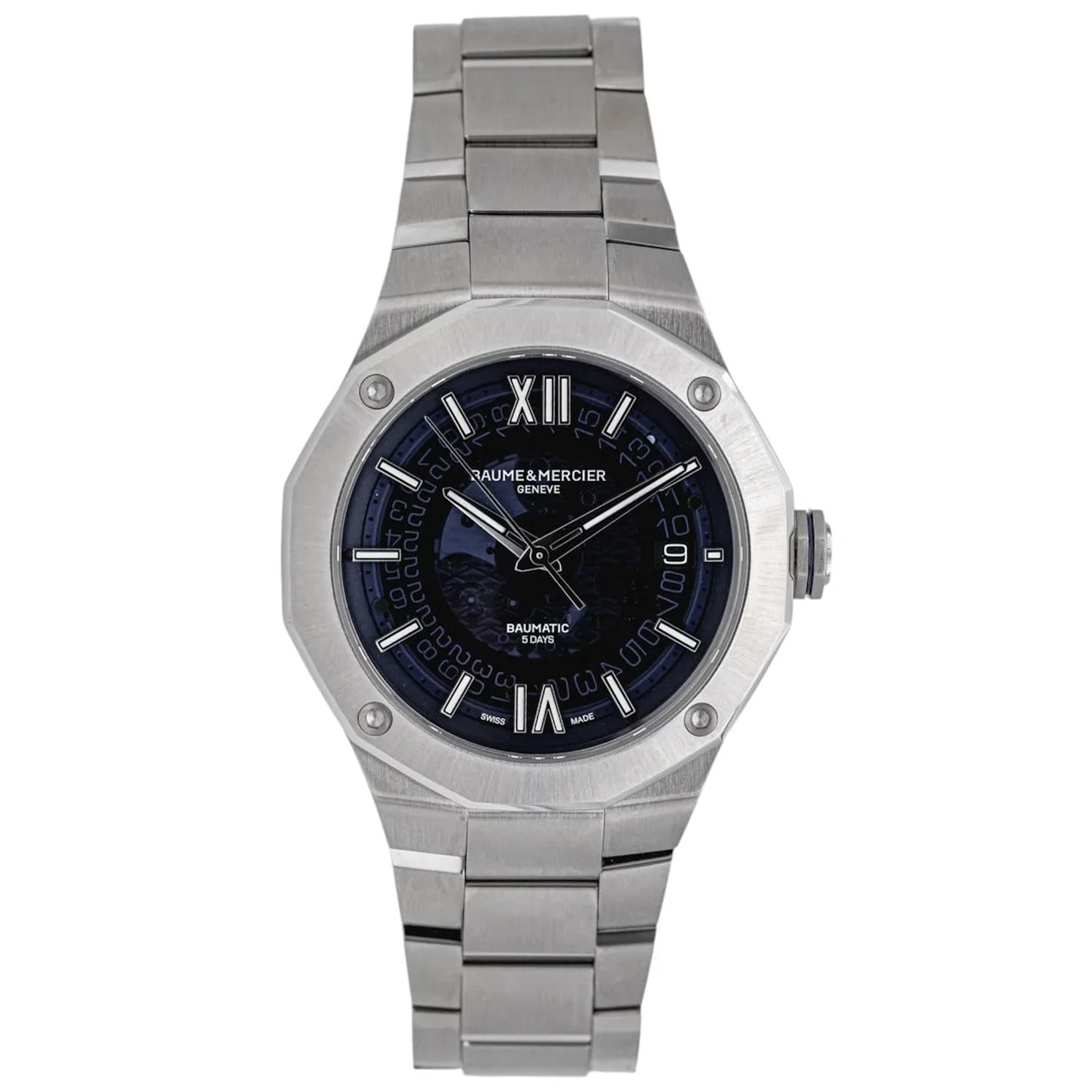 Montre BAUME & MERCIER "Riviera" en acier