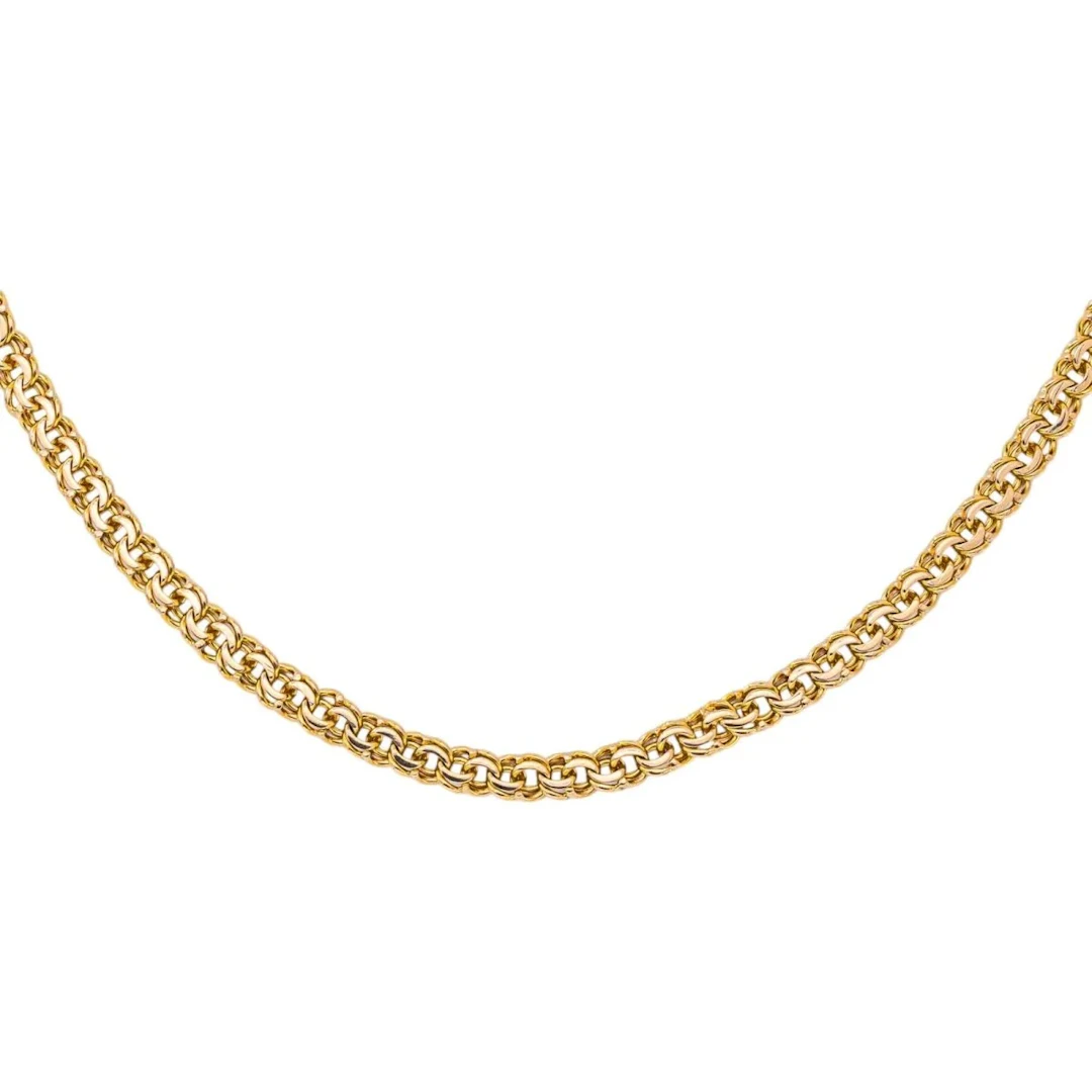 Yellow gold necklace