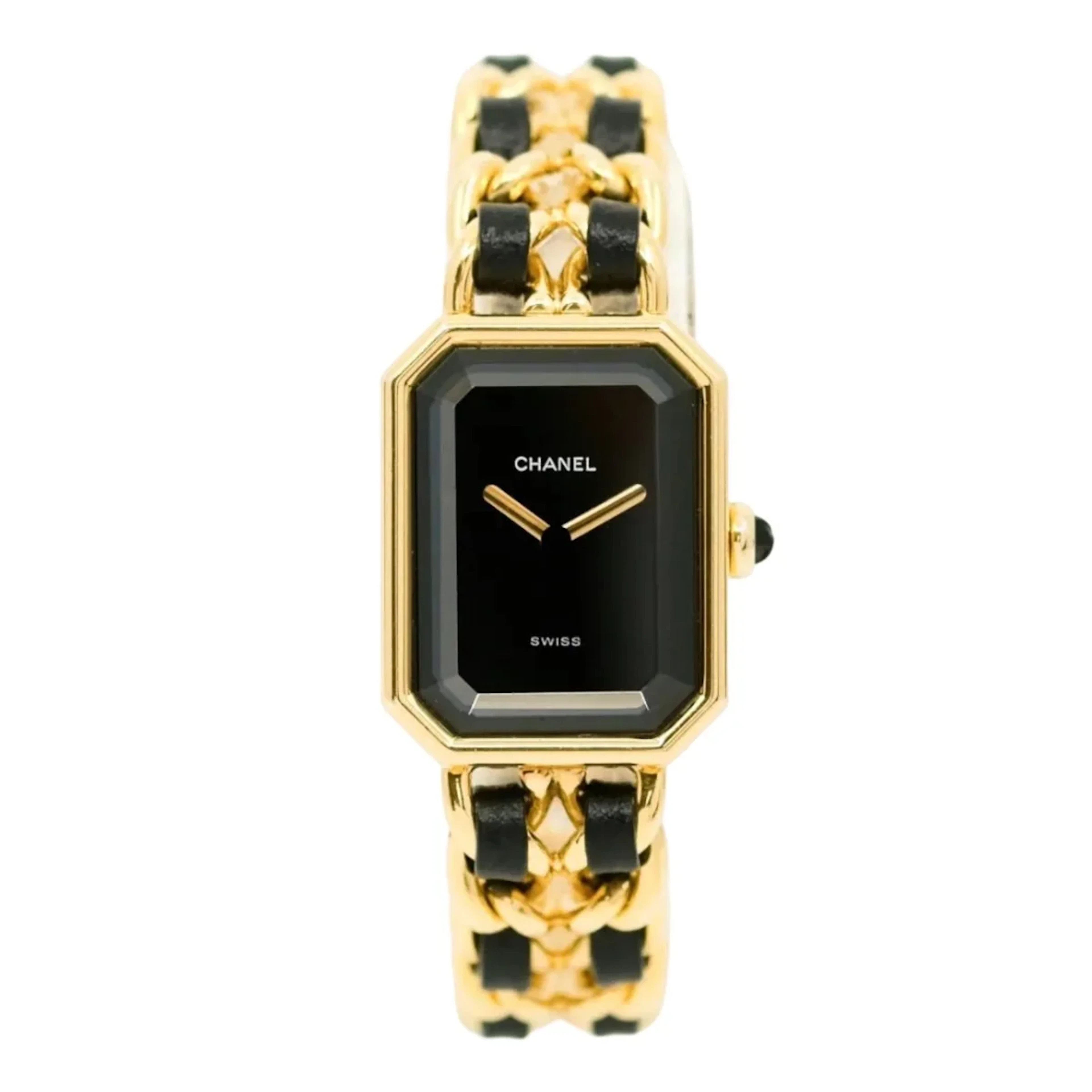 Chanel Première - Gold-plated & leather - M