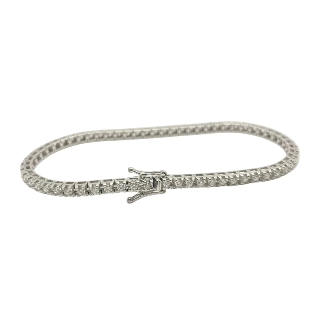 Bracelet Line in white gold and diamonds