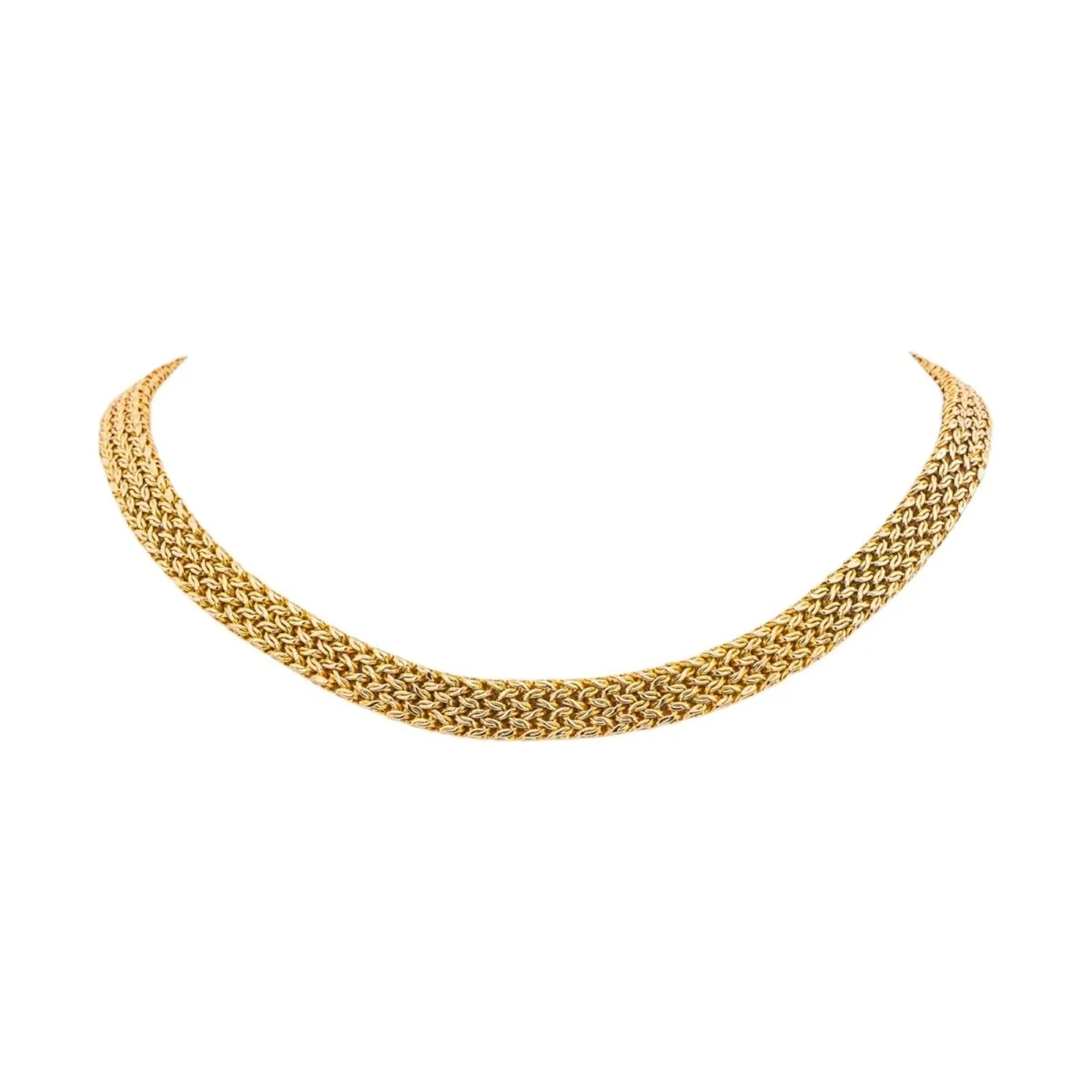 Necklace Mesh in rose gold