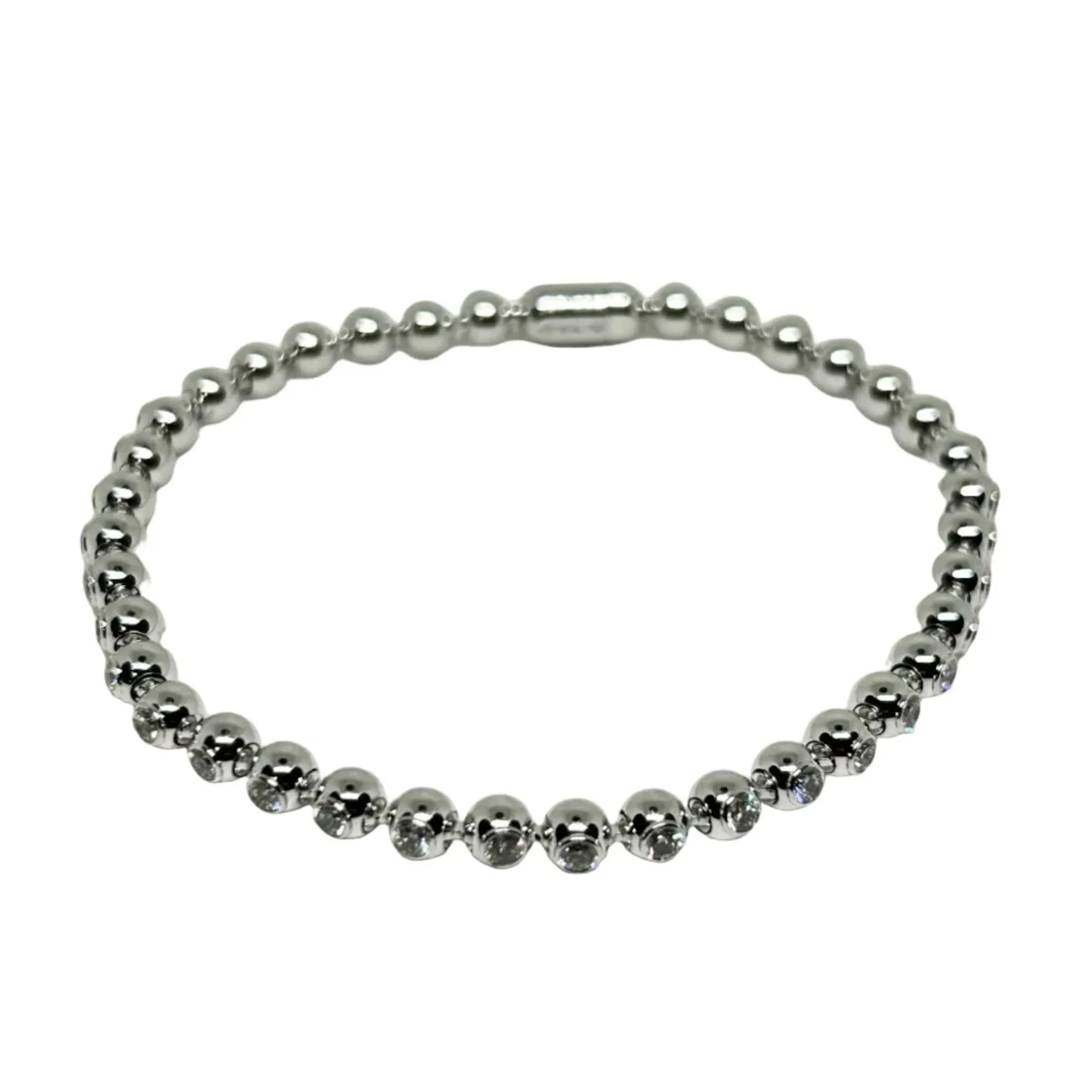 CARTIER Line Bracelet in white gold and diamonds