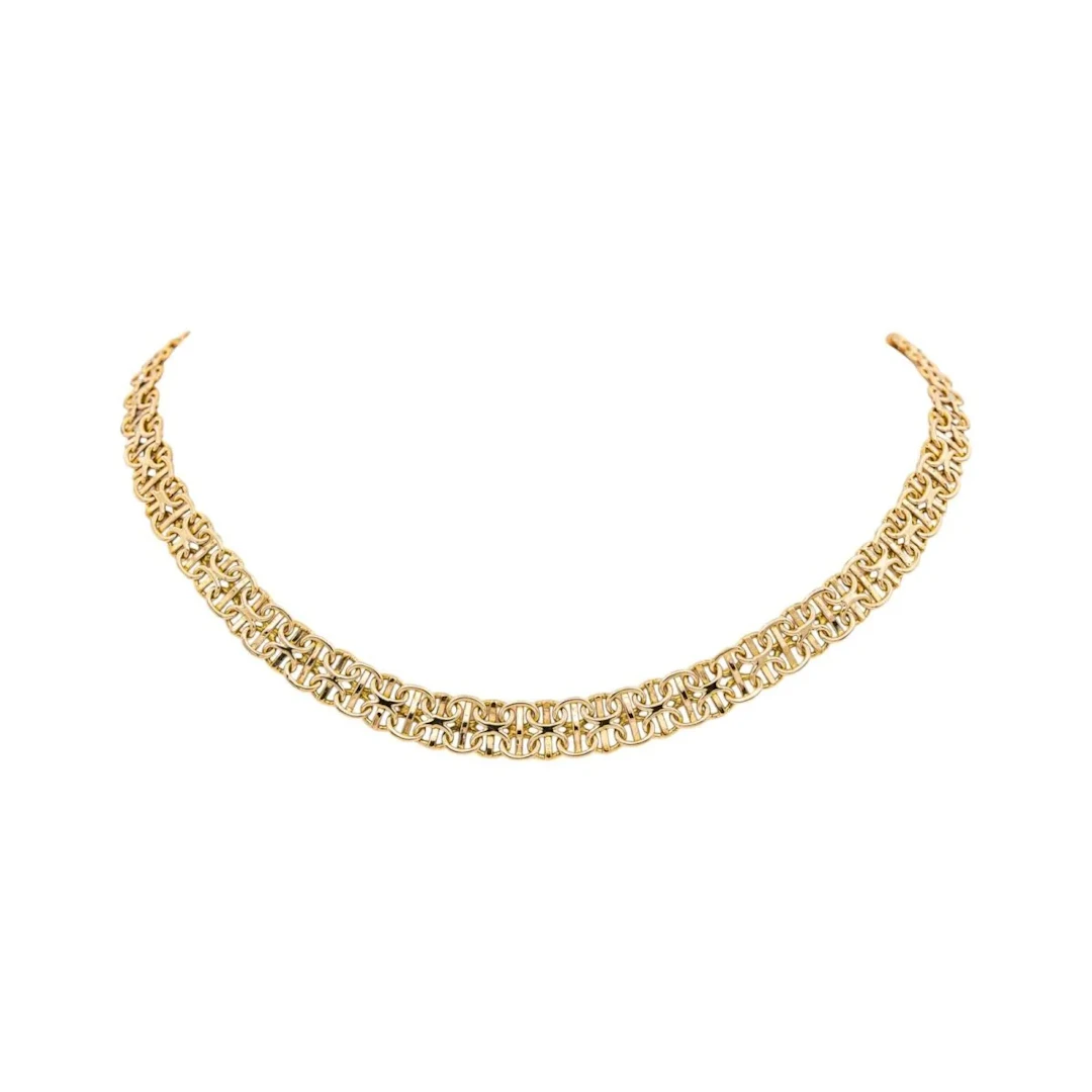 Maille necklace in yellow gold