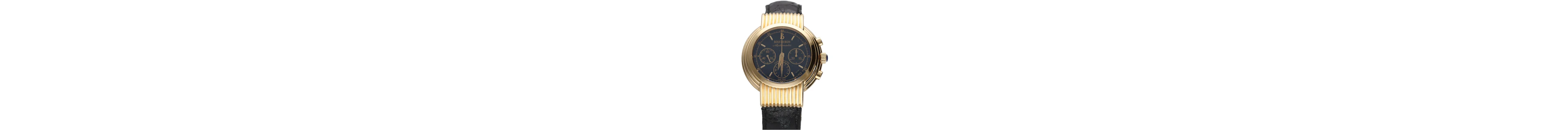Watch BOUCHERON "Solis" in yellow gold and leather