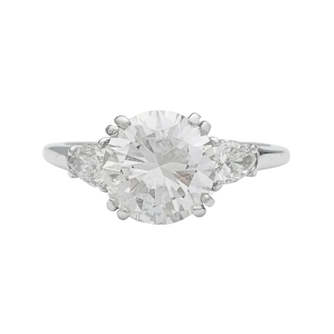 Diamond Ring 2 Carats, Platinum