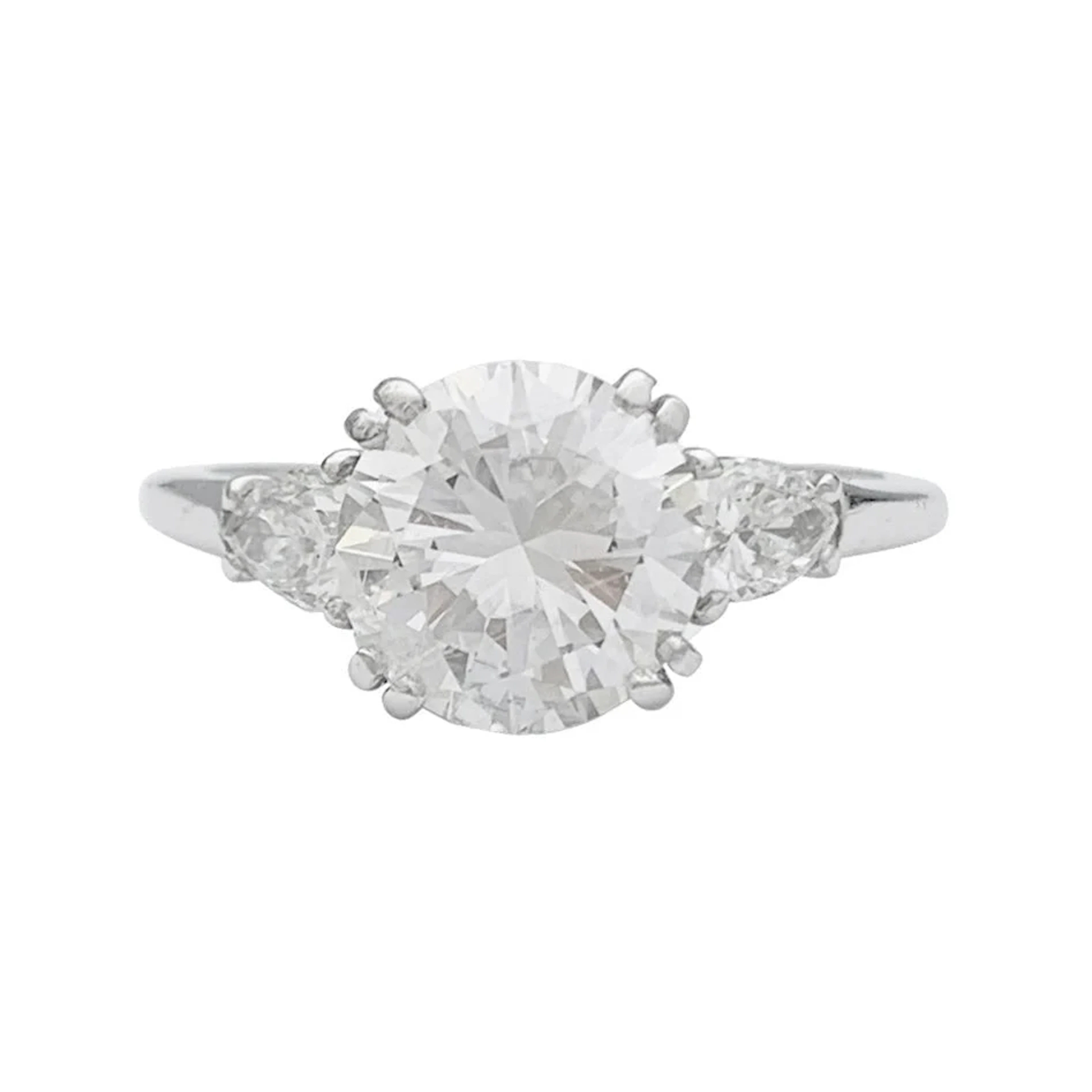 Diamond Ring 2 Carats, Platinum