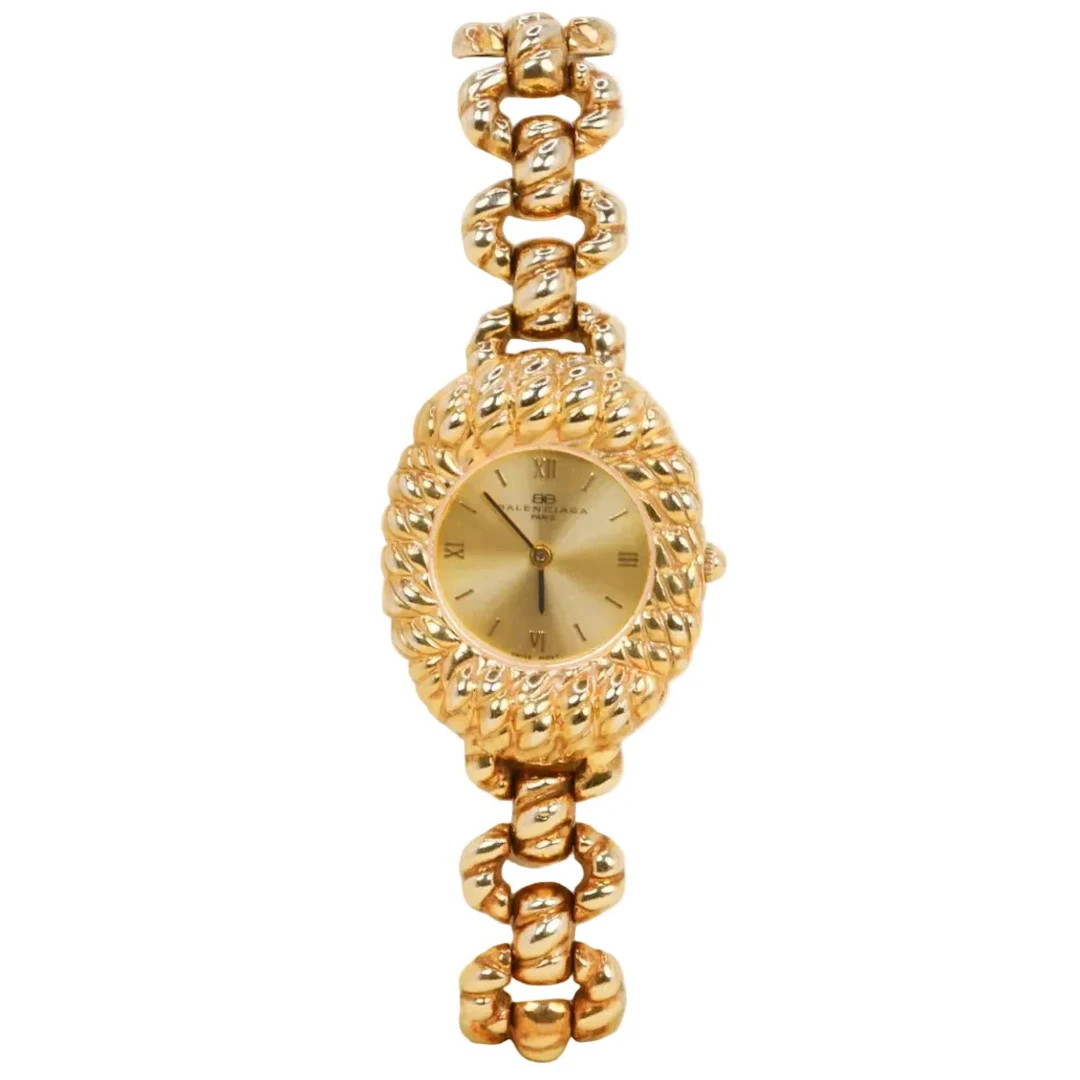 BALENCIAGA watch in yellow gold