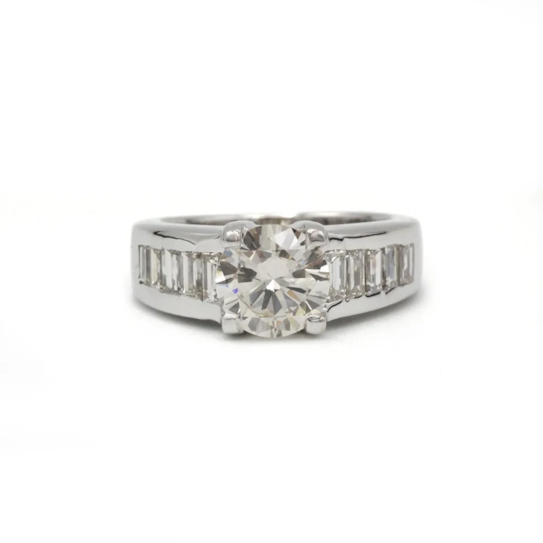 Ring Alliance in white gold and diamonds