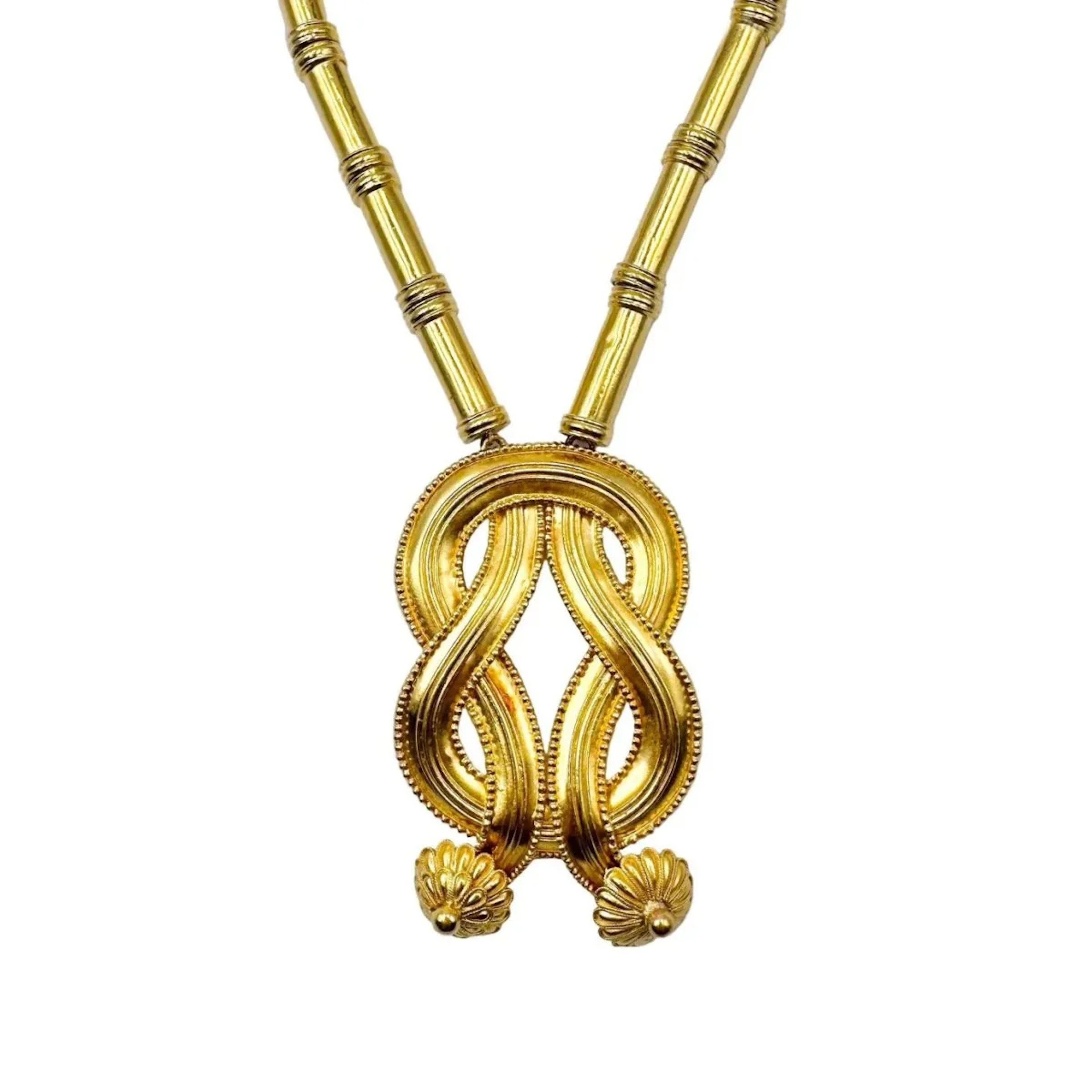 LALAOUNIS Long Necklace in Yellow Gold
