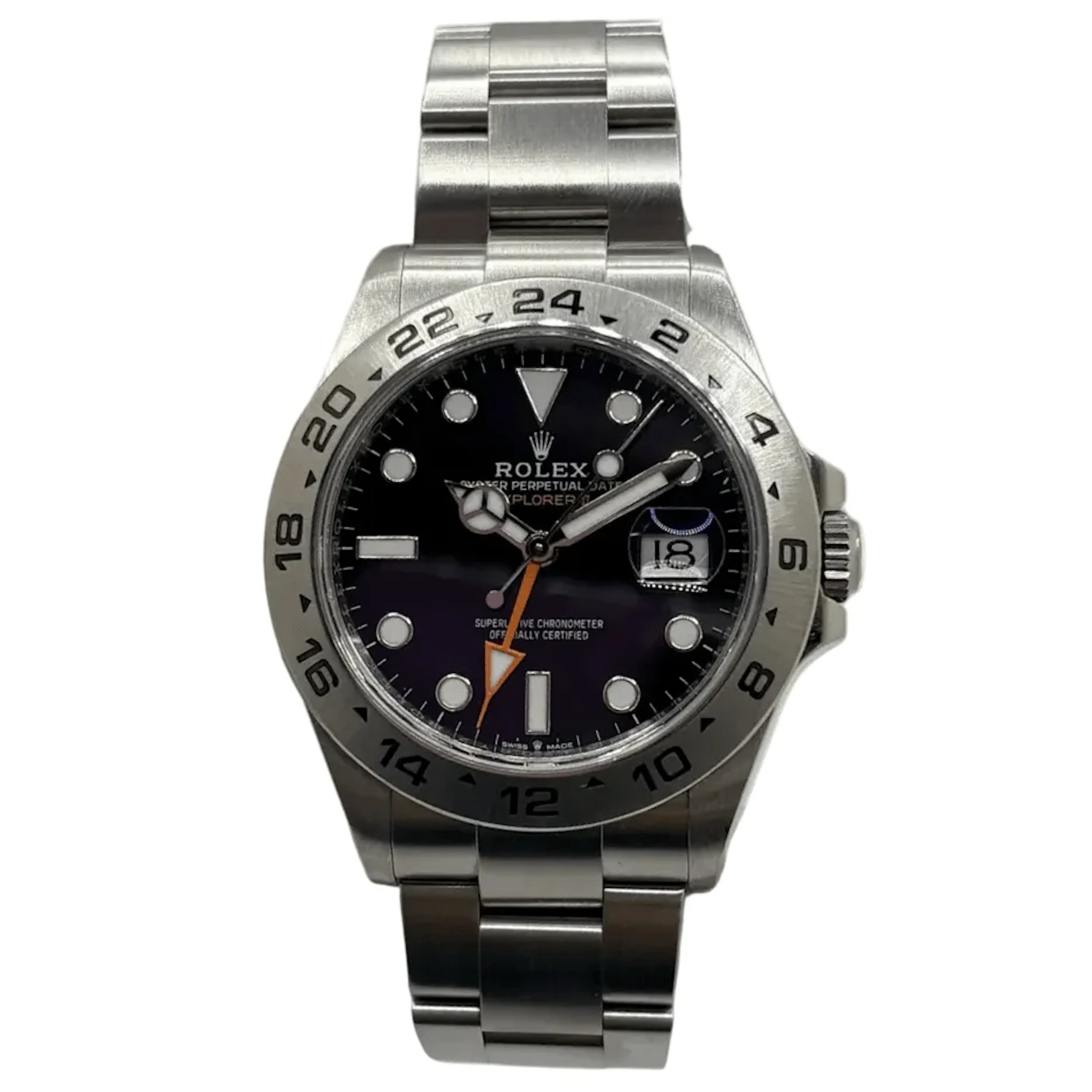 ROLEX "Explorer" Watch in Steel