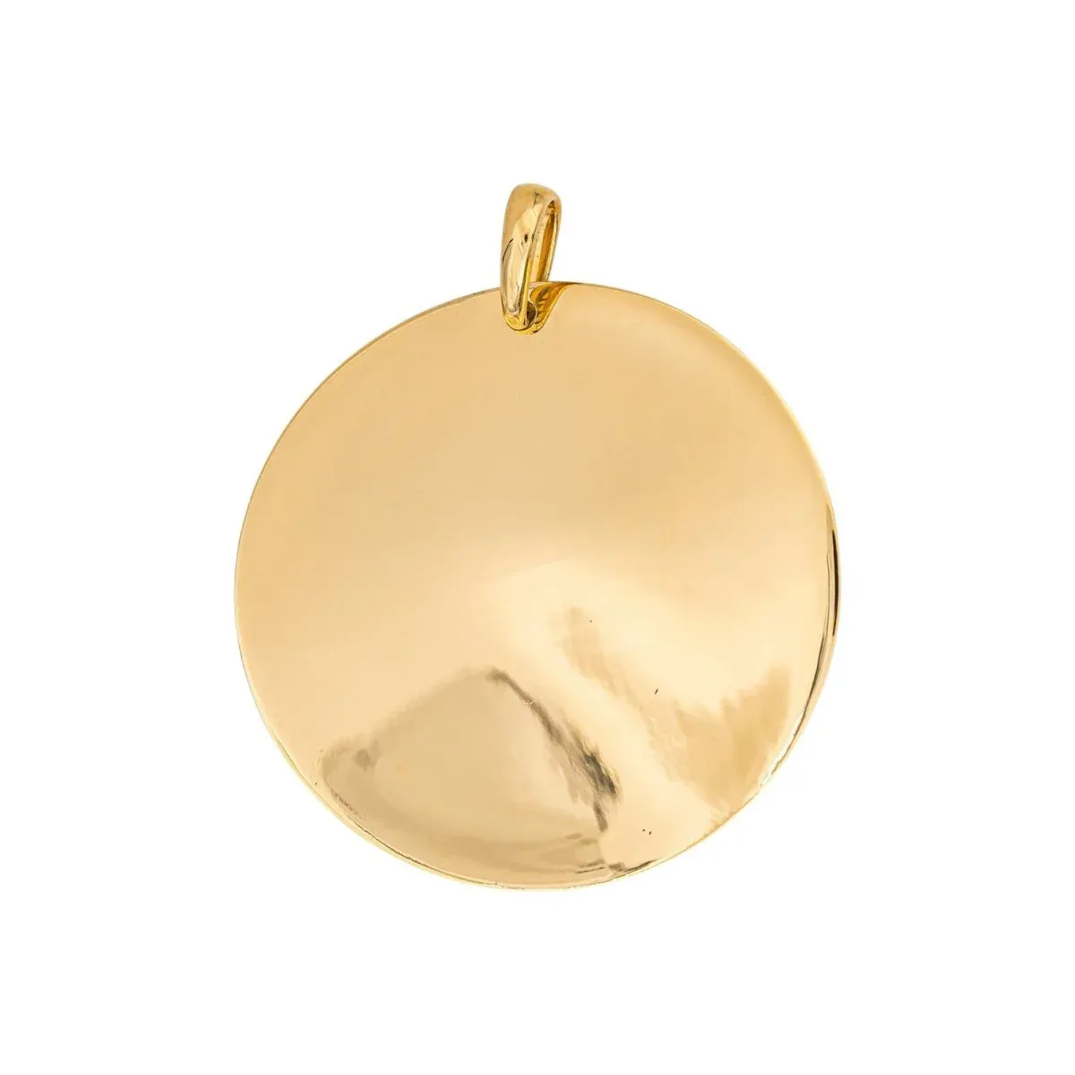 Arthus Bertrand Pendentif Rond Uni Yellow gold