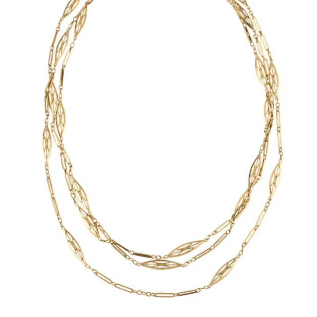 Collier Sautoir en or jaune