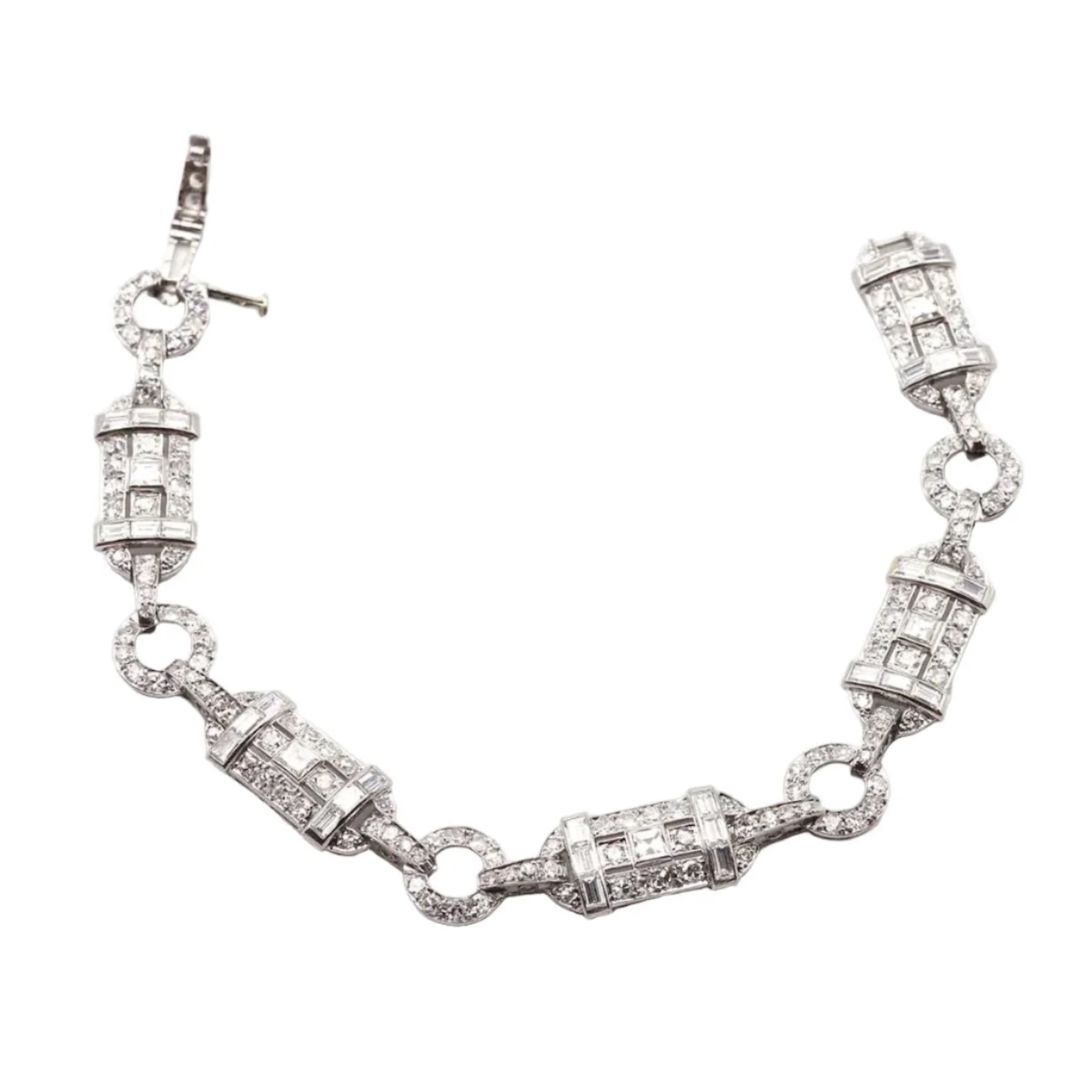 Platinum and Diamond Bracelet