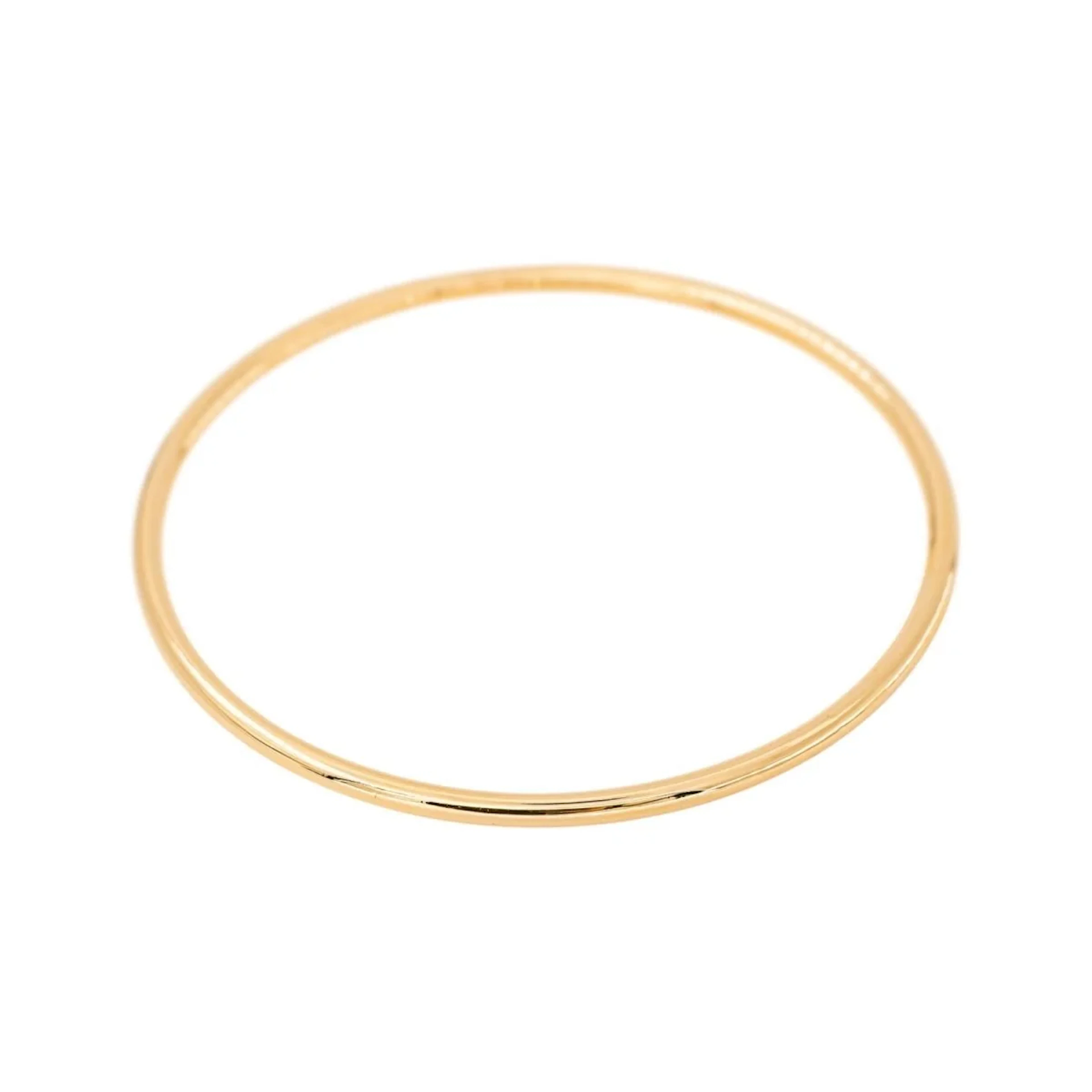 Yellow Gold Bangle Bracelet