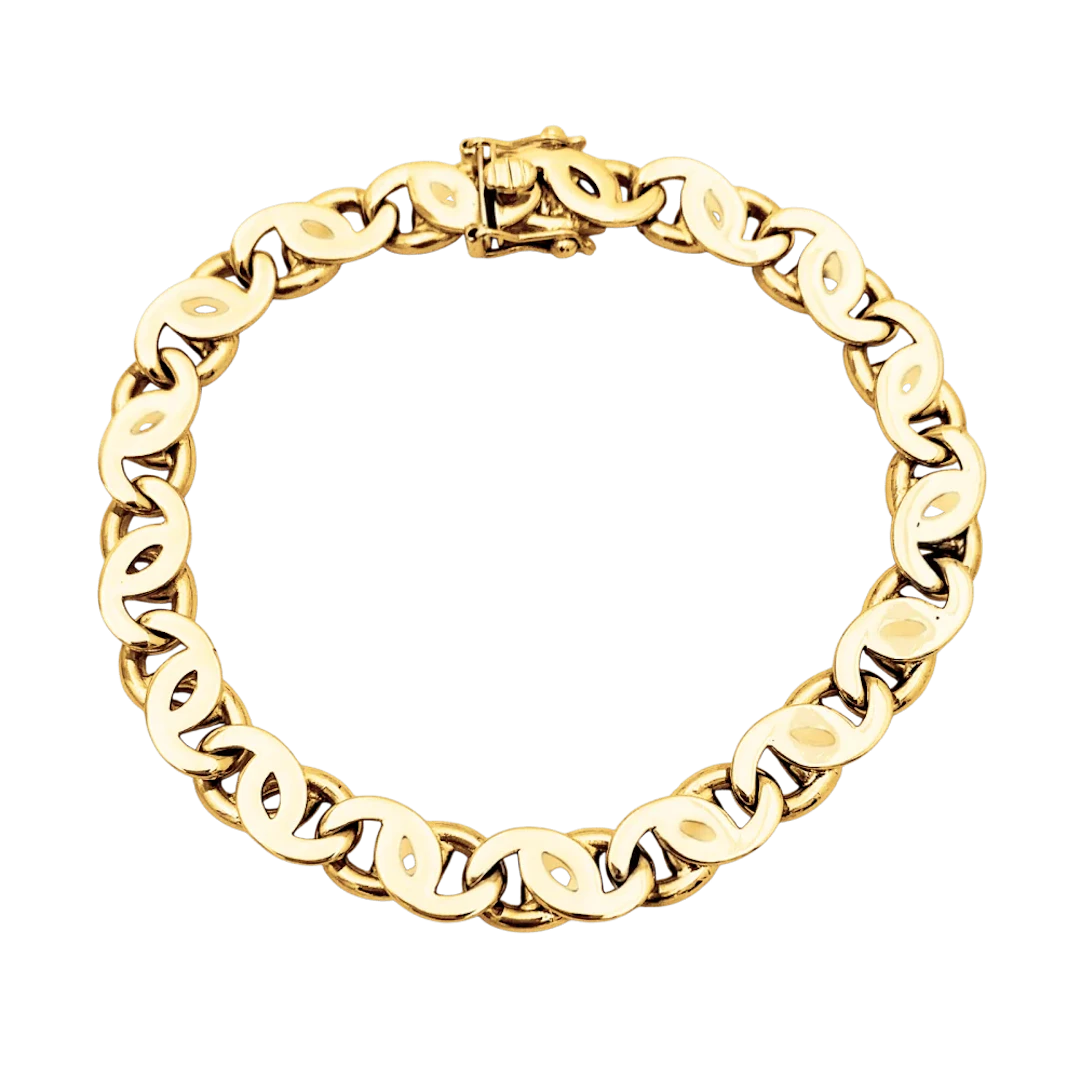 Bracelet Mesh in yellow gold